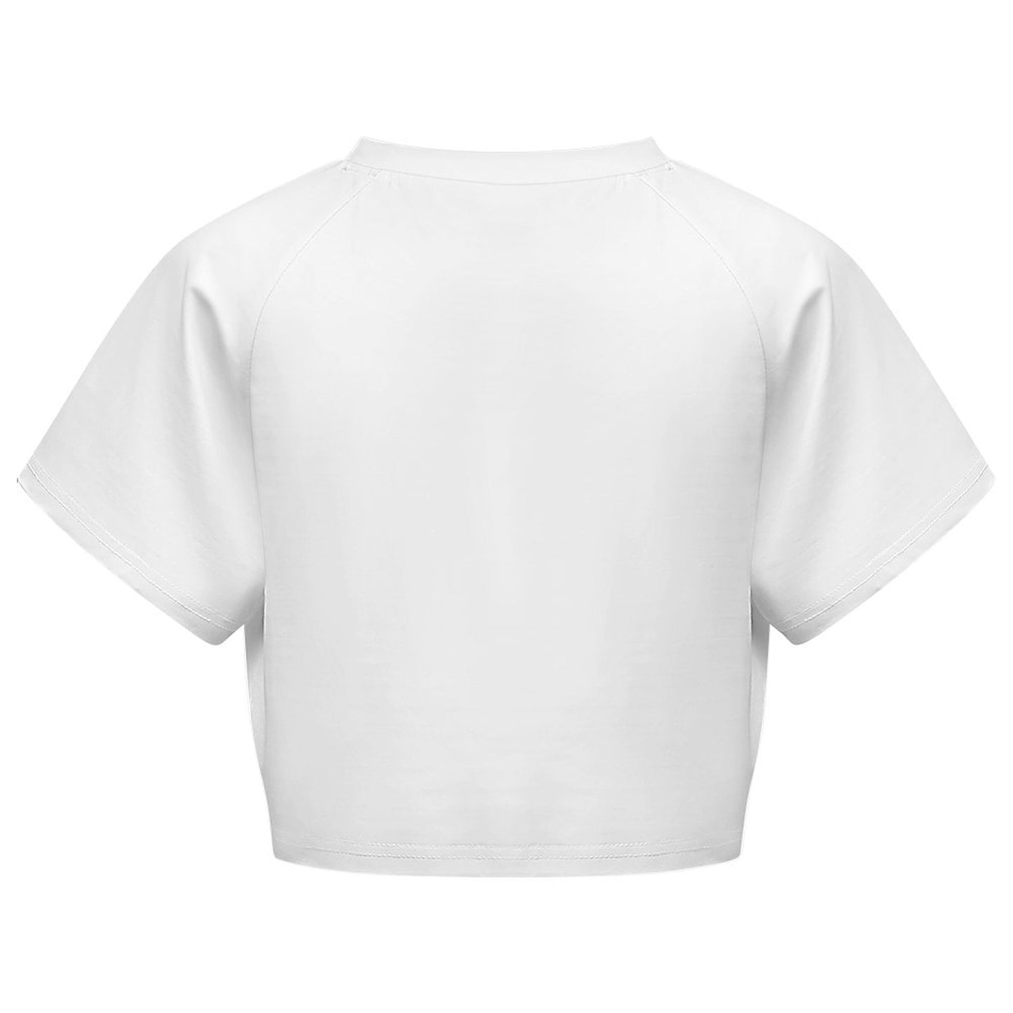 Not Mean I'm Spicy Cropped T-Shirt - Y2K Color-Block Sassy Graphic Tee
