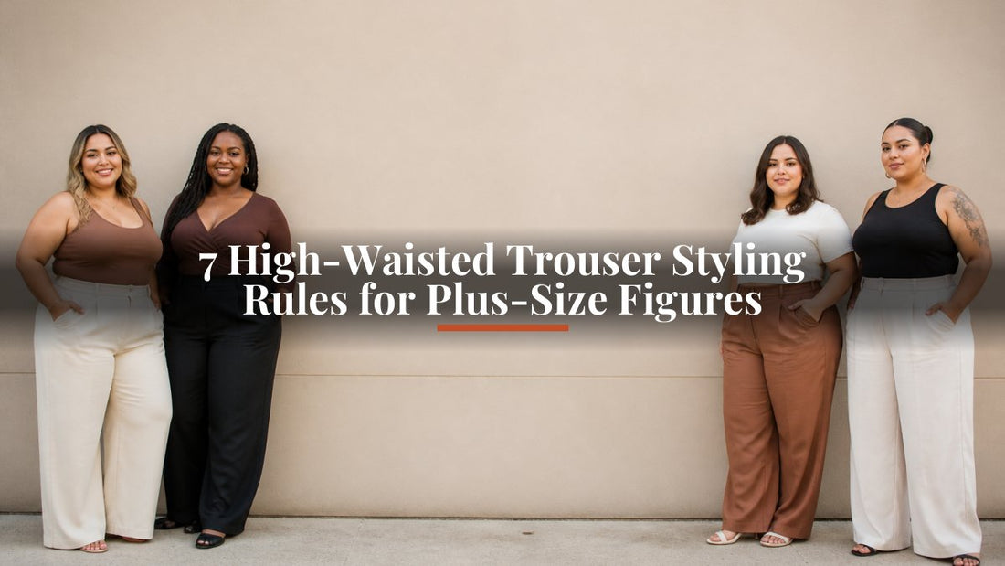 7 High-Waisted Trouser Styling Rules for Plus-Size Figures