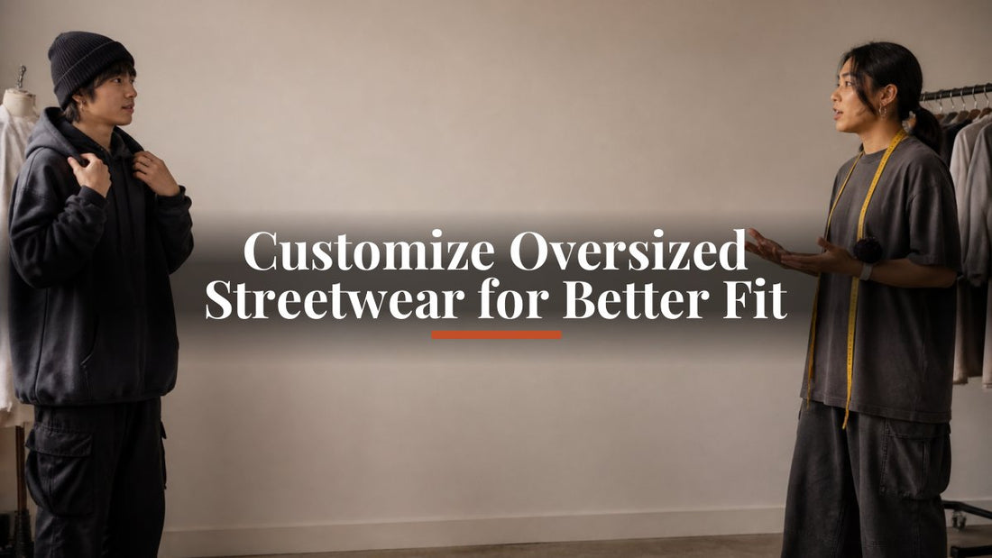Customize Oversized Streetwear for Better Fit
