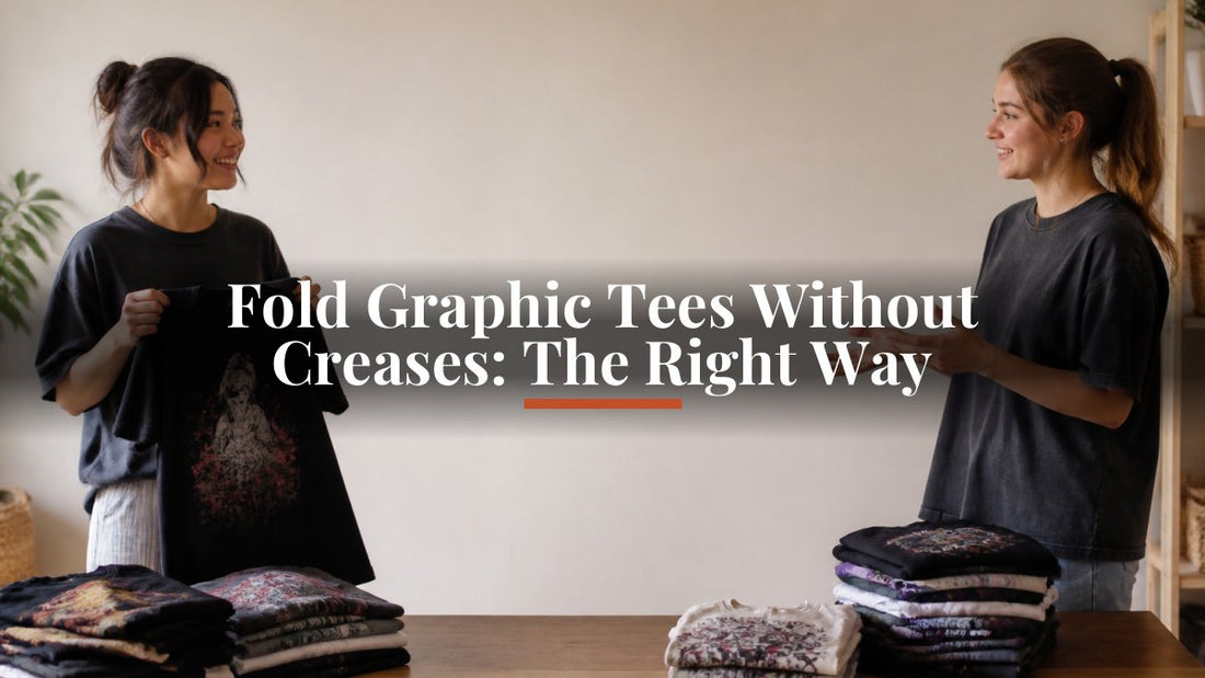 Fold Graphic Tees Without Creases: The Right Way