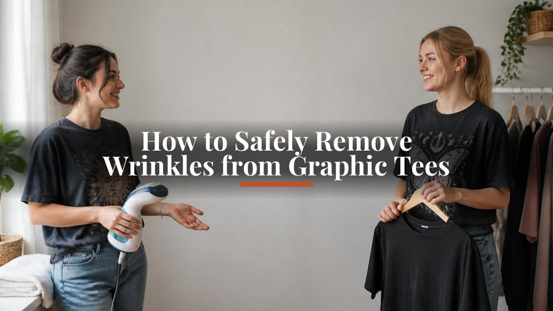 How to Safely Remove Wrinkles from Graphic Tees