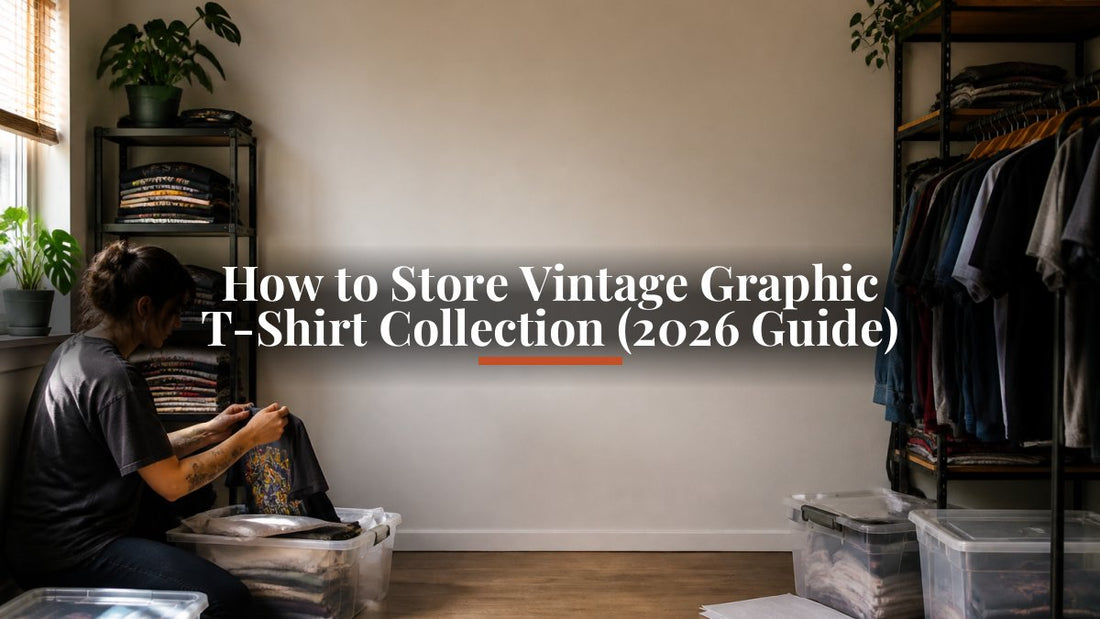 How to Store Vintage Graphic T-Shirt Collection (2026 Guide)