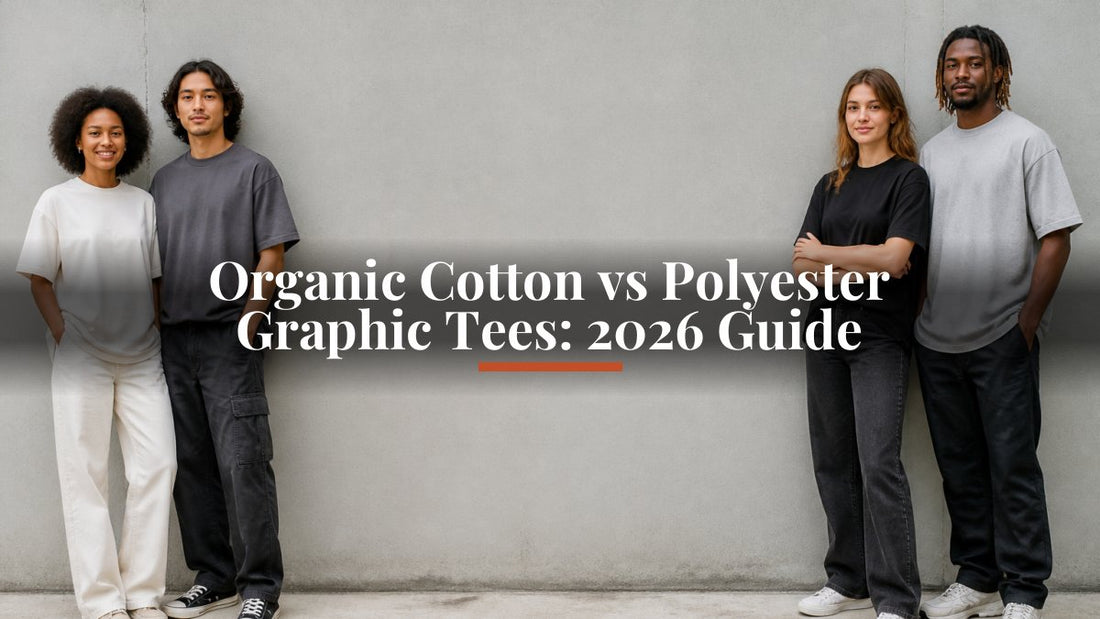 Organic Cotton vs Polyester Graphic Tees: 2026 Guide