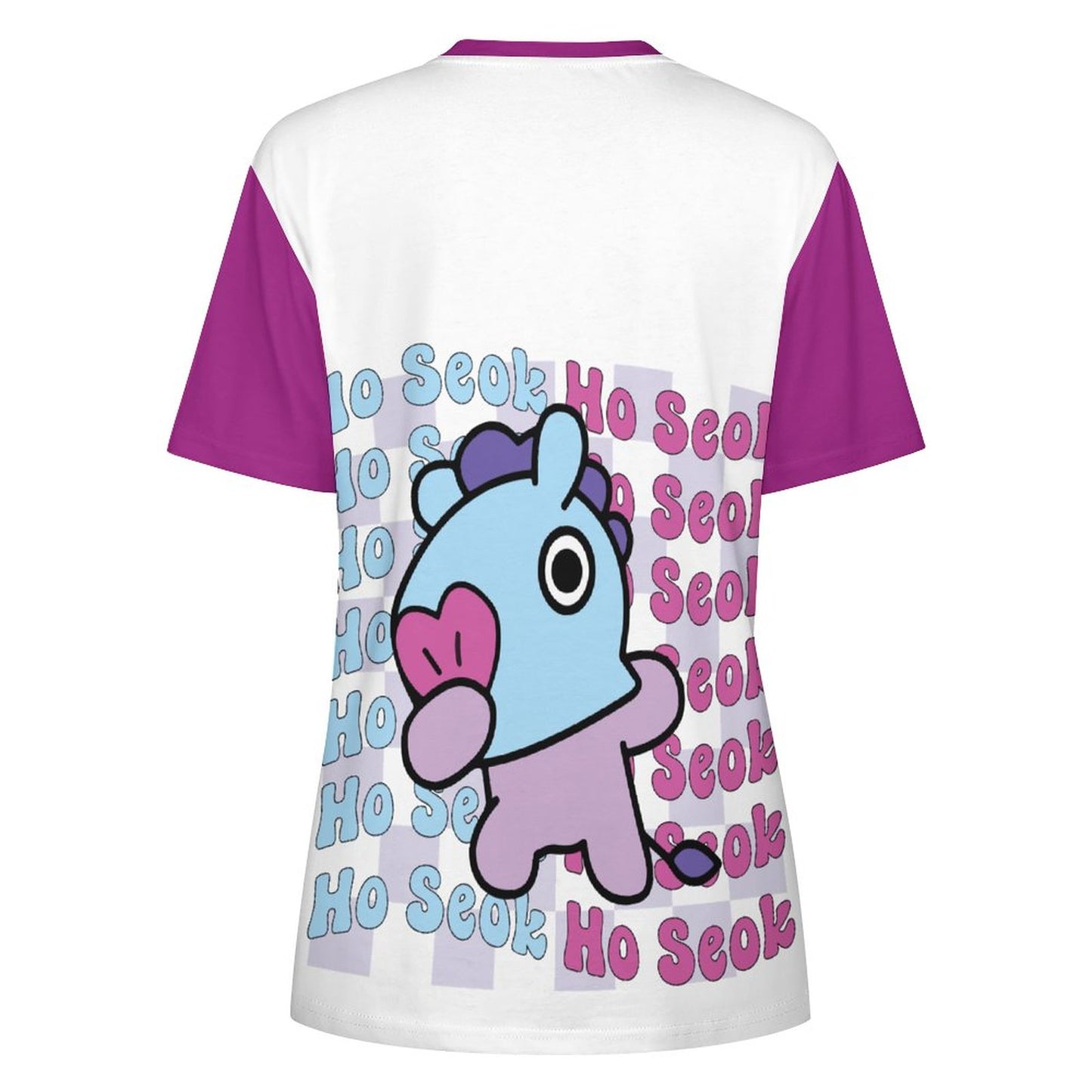 BT21 Mang J-Hope Hoseok Women's Cotton T-Shirt | K-Pop Fan Merch All-Over Print