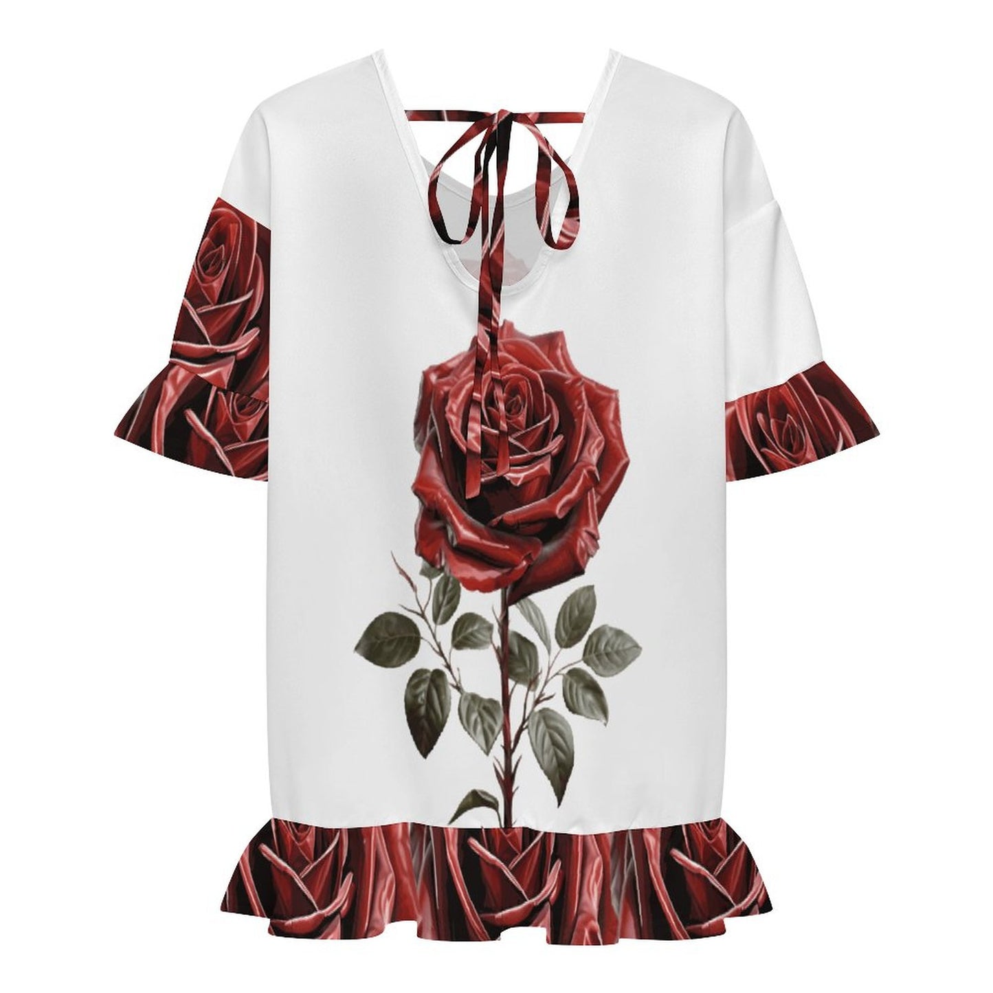 Buy Me All the Books Ruffled Cover-Up Dress | BookTok Inspired Bookish Beach Gift