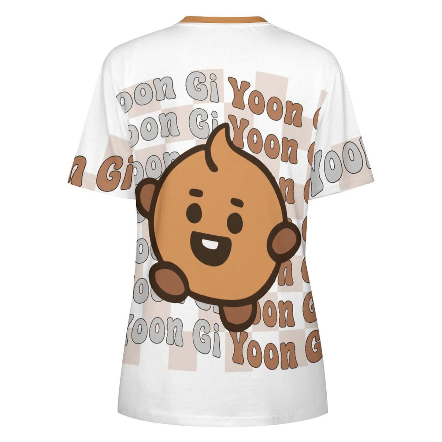 BT21 Shooky Suga Women's Cotton T-Shirt | K-Pop Fan Merch All-Over Print