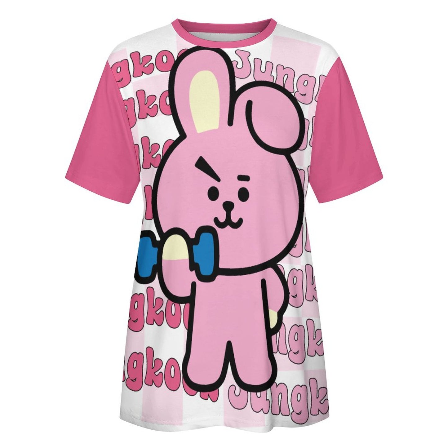 BT21 Cooky Jungkook Women's Cotton T-Shirt | K-Pop Fan Merch All-Over Print