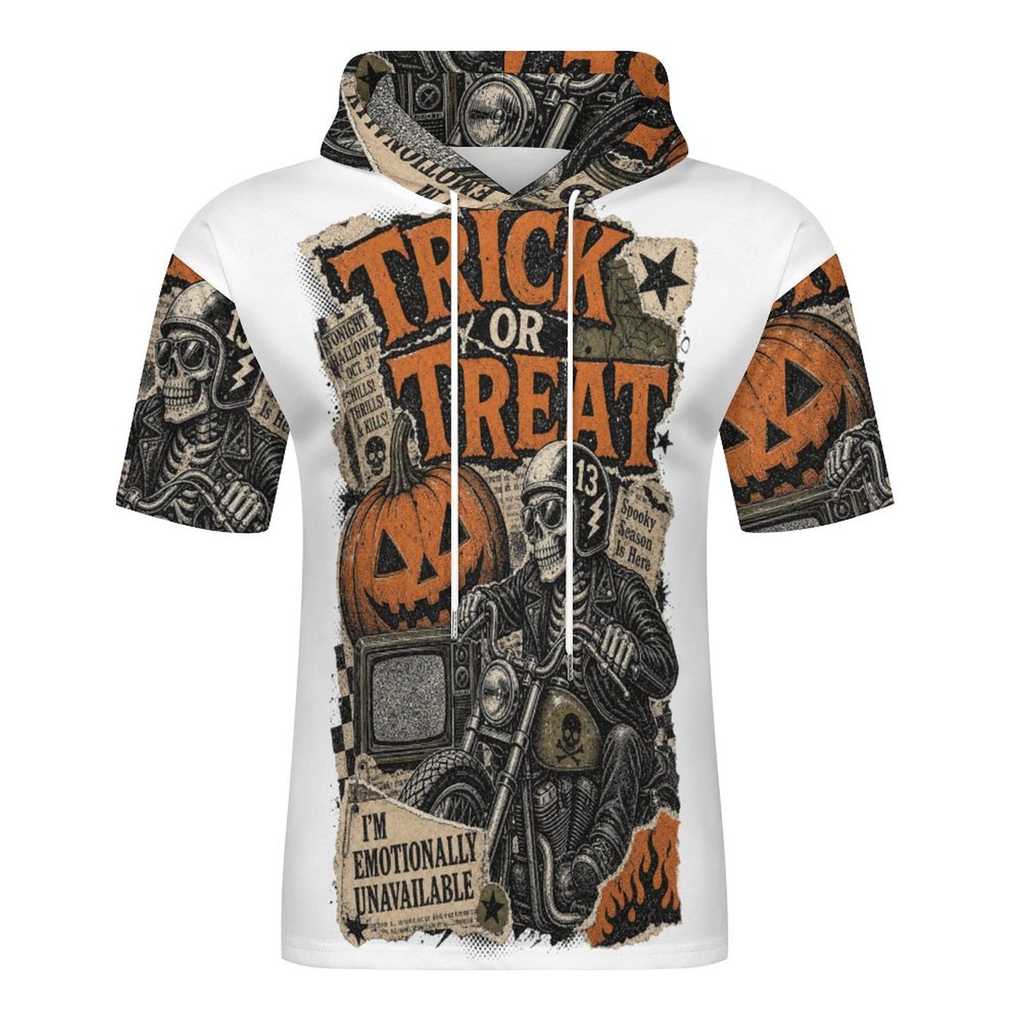 280gsm Men's Mid Sleeved Hoodie(All-Over Printing)