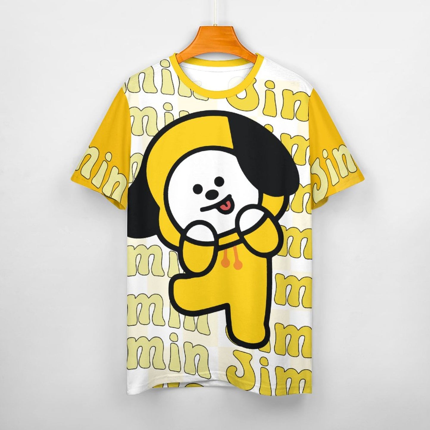 BT21 Chimmy Jimin Women's Cotton T-Shirt | K-Pop Fan Merch All-Over Print