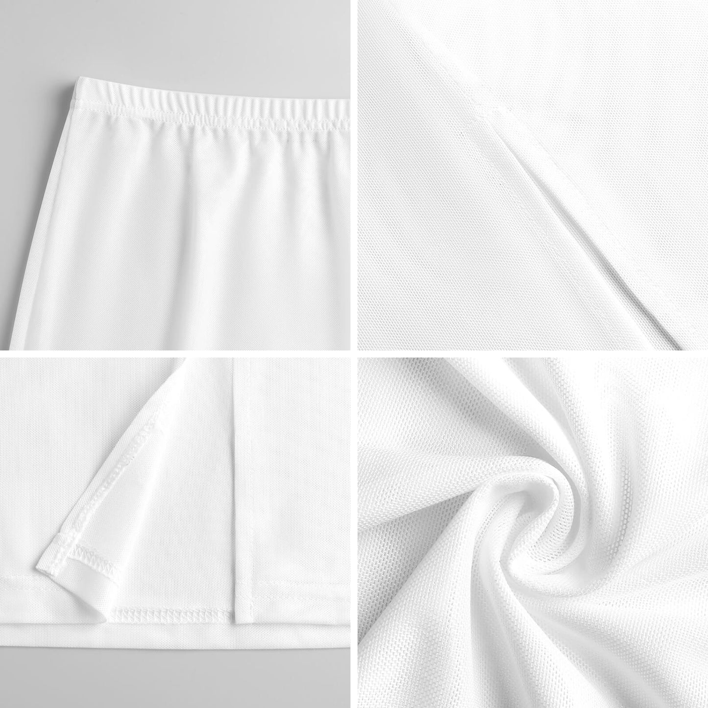 BTS World Tour Hooligan Sheer Mesh Skirt | High Slit K-Pop Concert Layering Outfit for ARMY