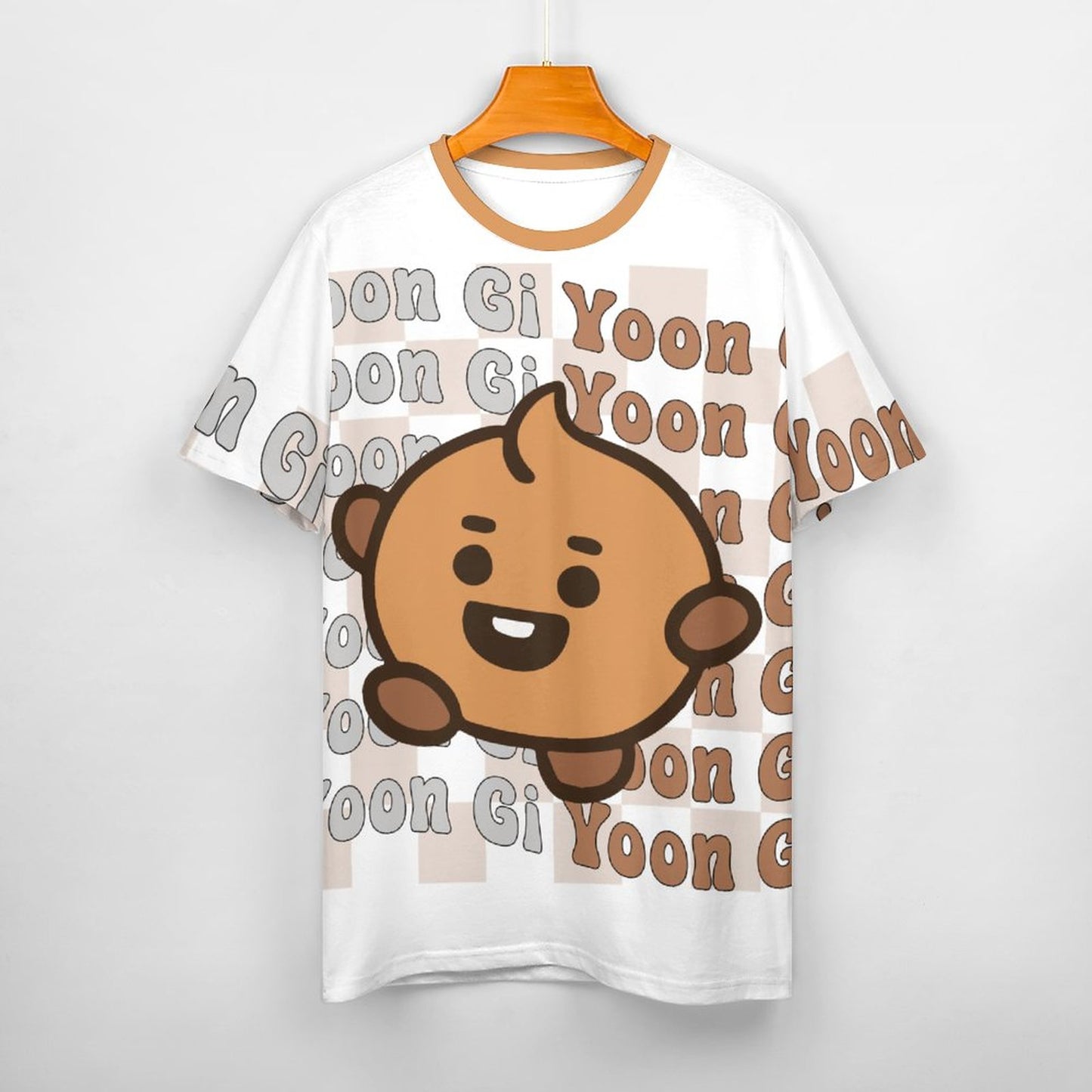 BT21 Shooky Suga Women's Cotton T-Shirt | K-Pop Fan Merch All-Over Print