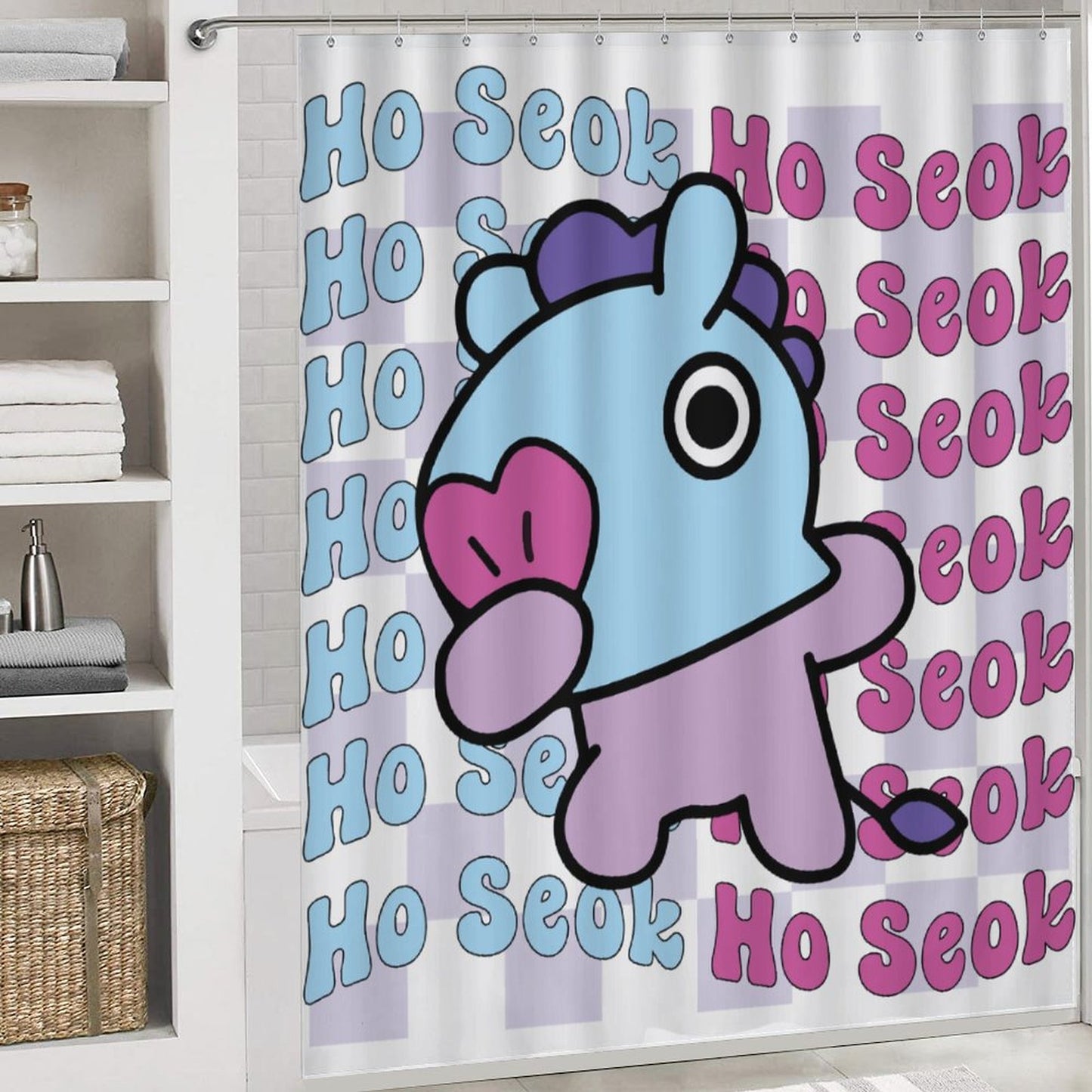 BT21 Mang J-Hope Hoseok Bathroom 4-Piece Set | K-Pop Fan Home Decor Gift