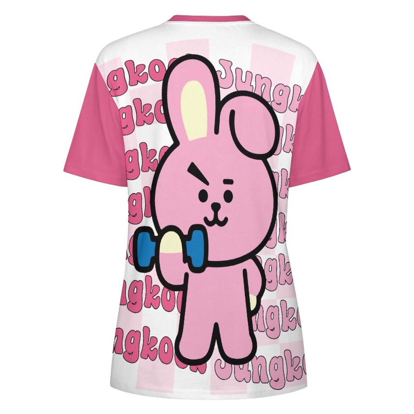 BT21 Cooky Jungkook Women's Cotton T-Shirt | K-Pop Fan Merch All-Over Print