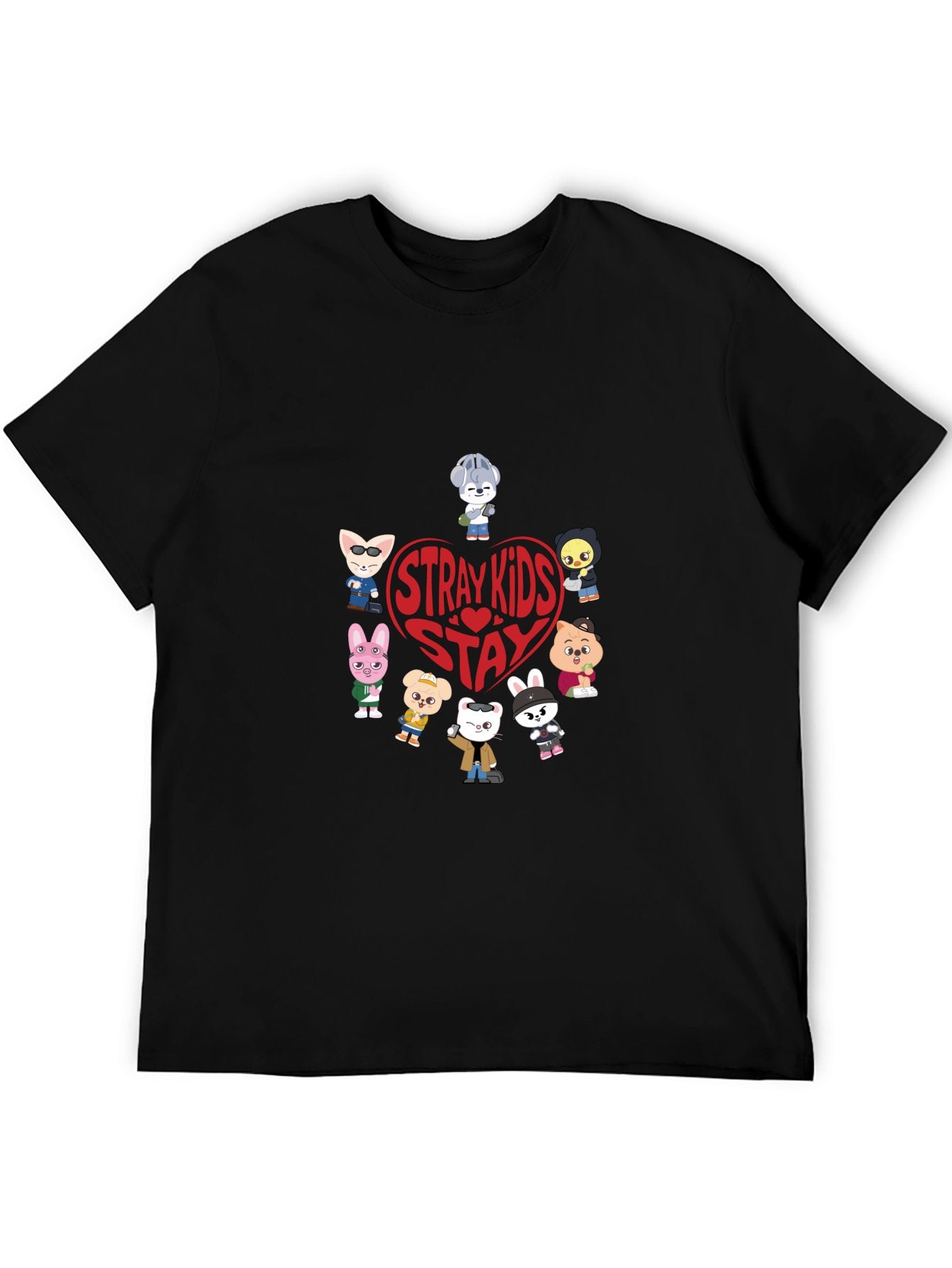 Stray Kids SKZOO Stay T-Shirt | Double-Sided DTF Print 100% Cotton Tee