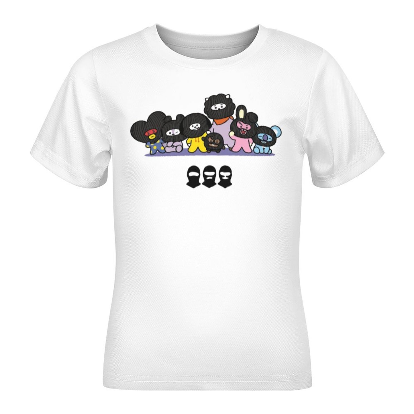 BT21 Hooligan Inspired Kids Cotton T-Shirt – Premium 190gsm K-Pop Children's Tee