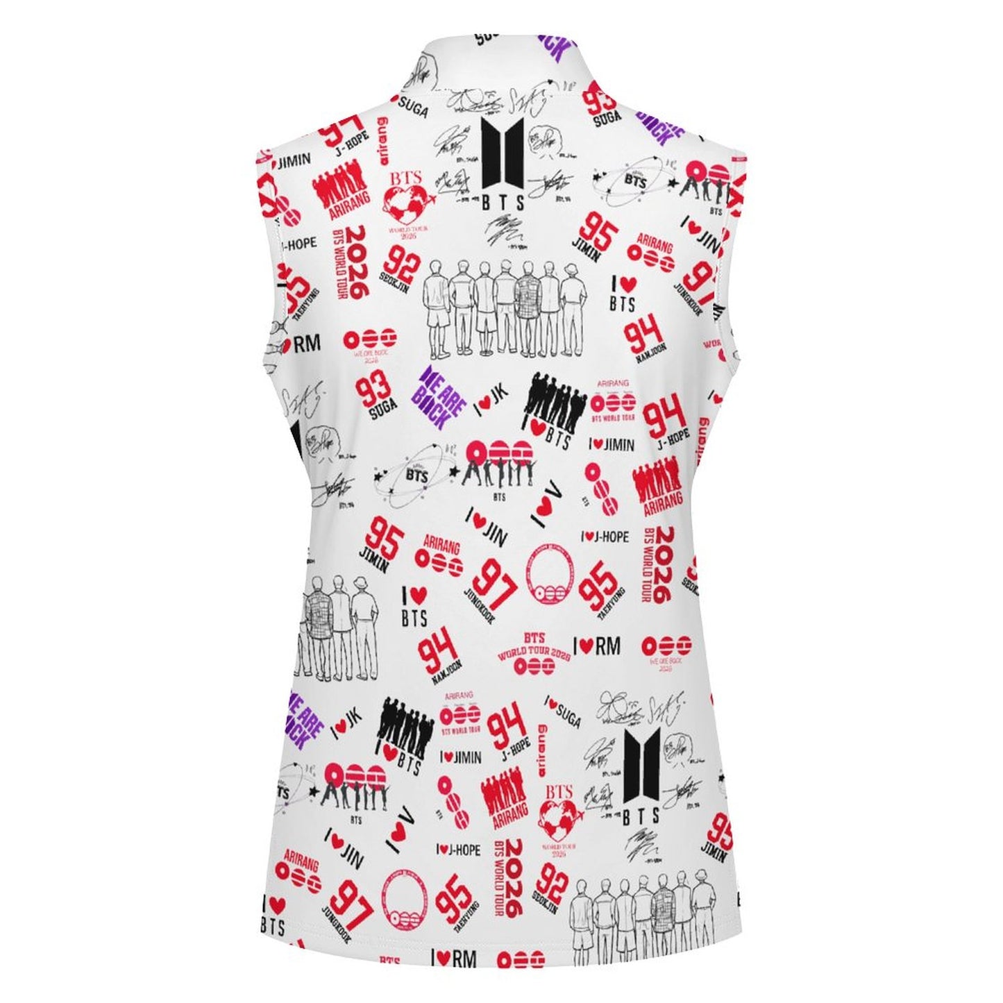 BTS "Borahae Purple" Cropped Halter Tank Top | Edgy K-Pop Concert Outfit for ARMY | Festival Streetwear