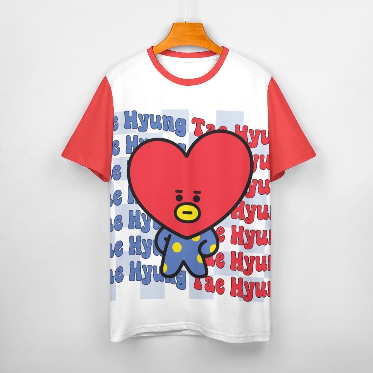 BT21 Tata V Taehyung Women's Cotton T-Shirt | K-Pop Fan Merch All-Over Print