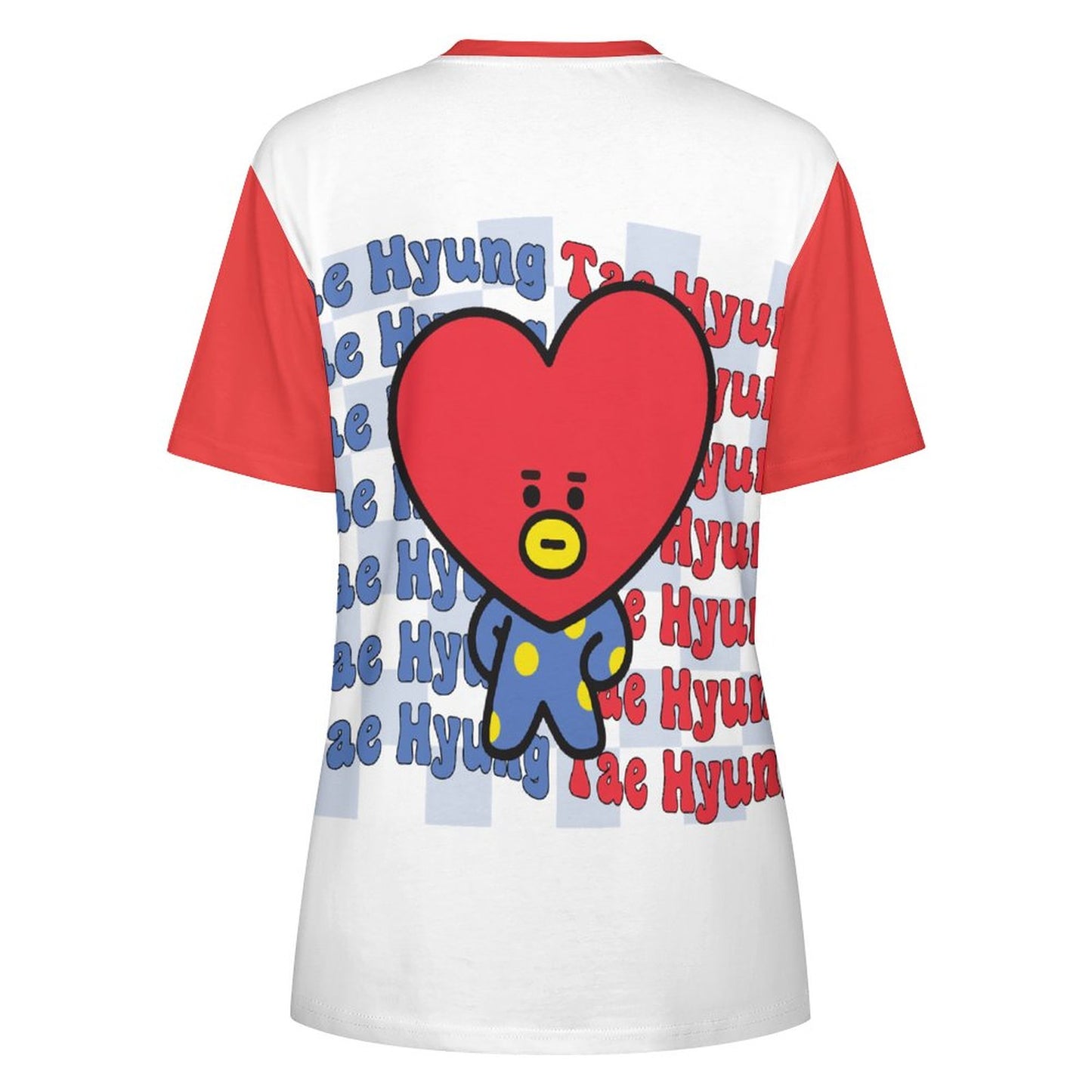 BT21 Tata V Taehyung Women's Cotton T-Shirt | K-Pop Fan Merch All-Over Print