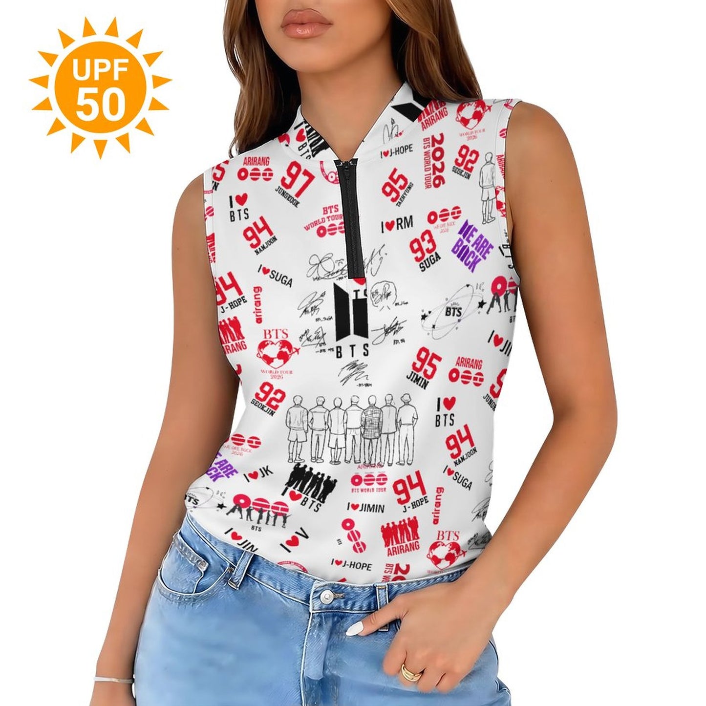 BTS "Borahae Purple" Cropped Halter Tank Top | Edgy K-Pop Concert Outfit for ARMY | Festival Streetwear