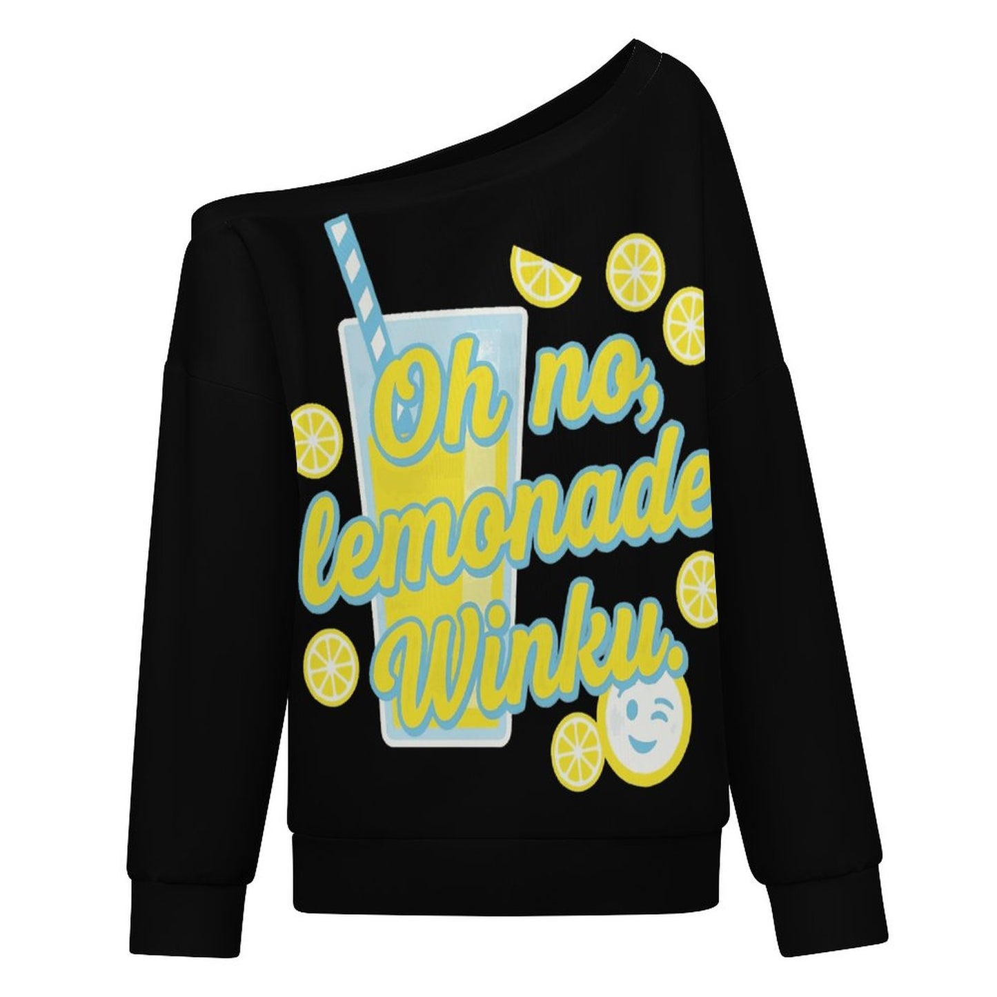 230gsm Off Shoulder Hoodie(All-Over Printing) — size chart