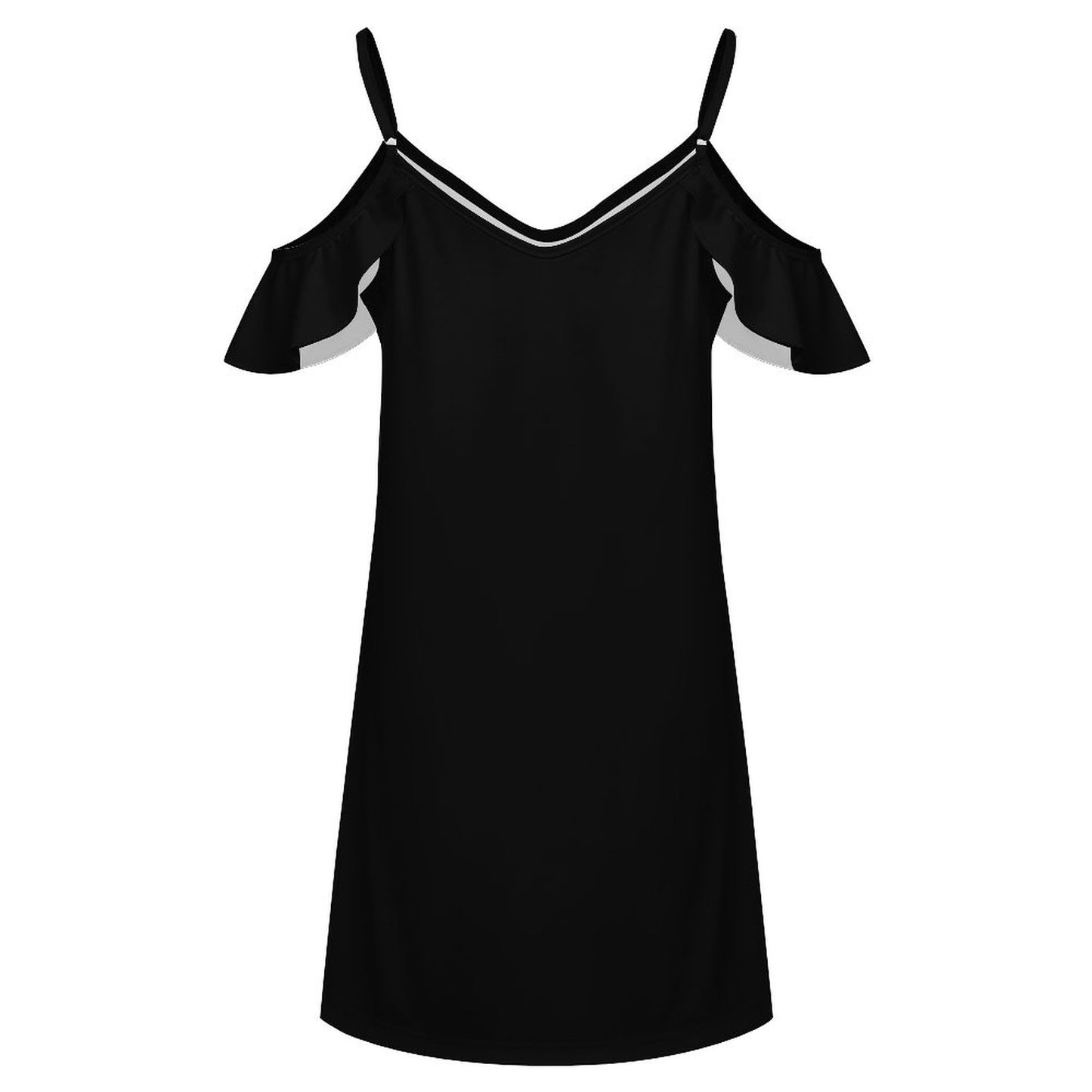 BTS Army 'We Are Bulletproof' Ruffle Spaghetti Strap Dress | K-Pop Fan Merch