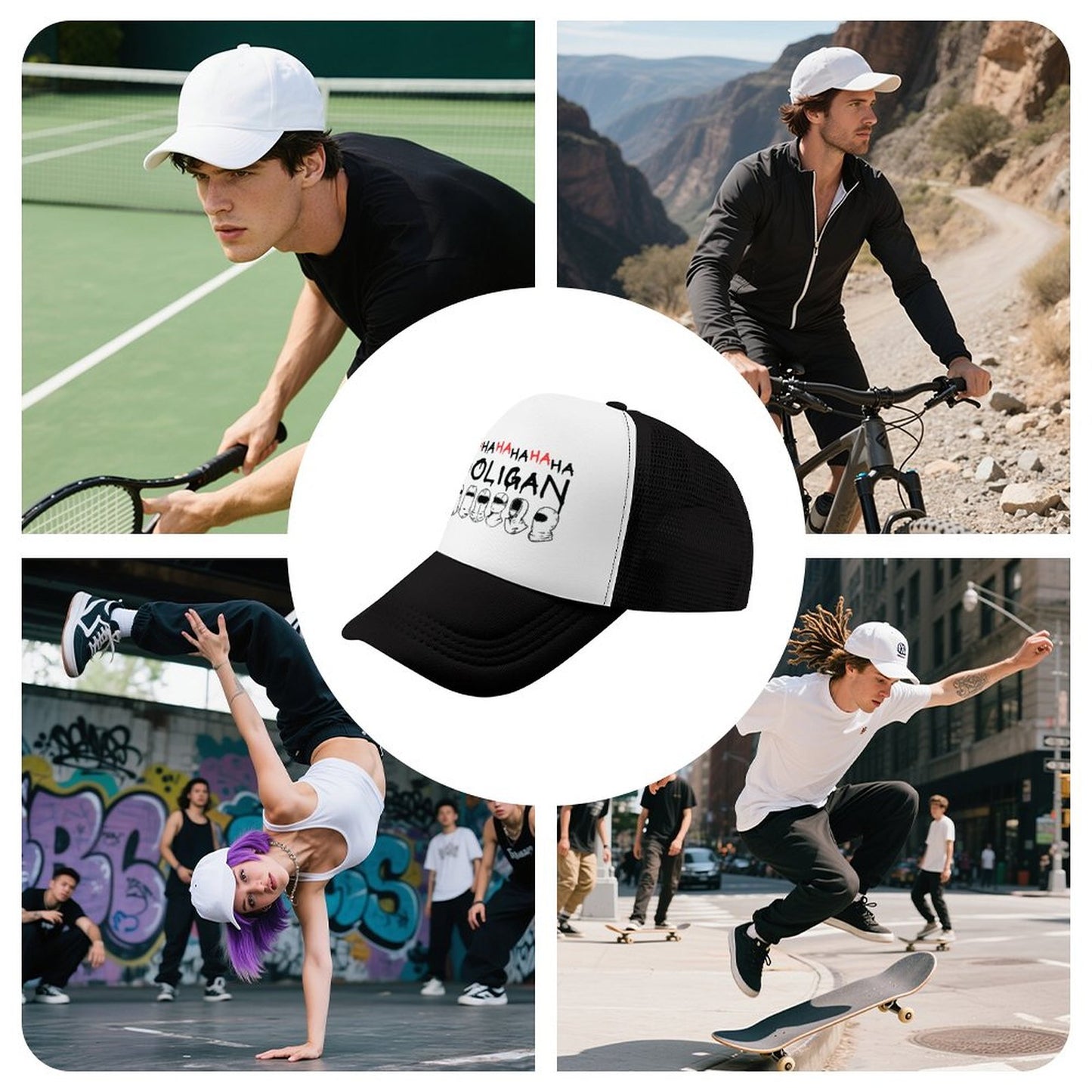 BTS Hooligan Inspired Mesh Baseball Cap | Breathable K-Pop Concert Hat | Adjustable Snapback for ARMY