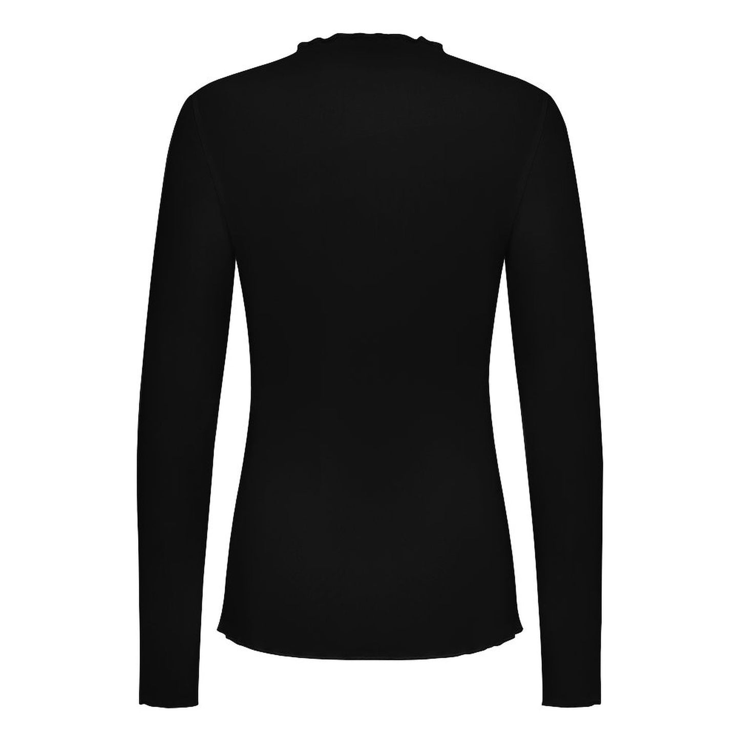 100gsm High Neck Mesh Top For Women(All-Over Printing) — size chart