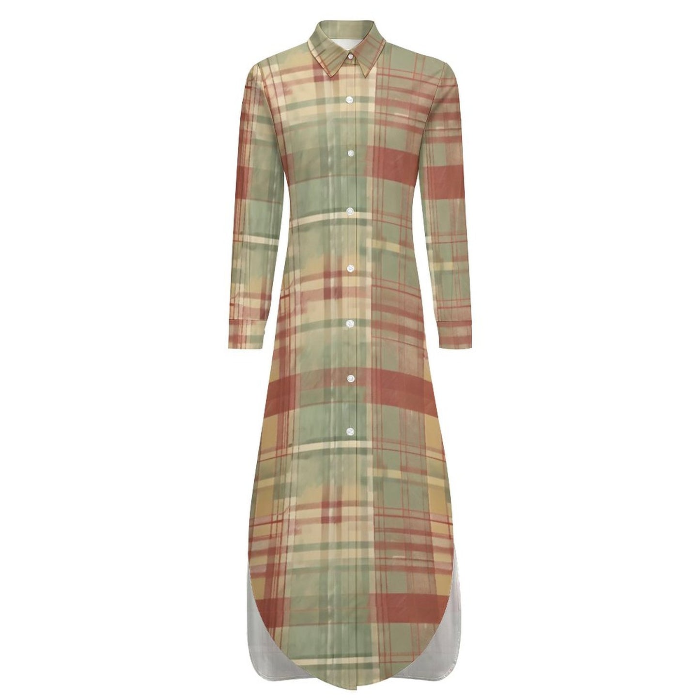 135gsm Button Down Collar Dress(All-Over Printing)