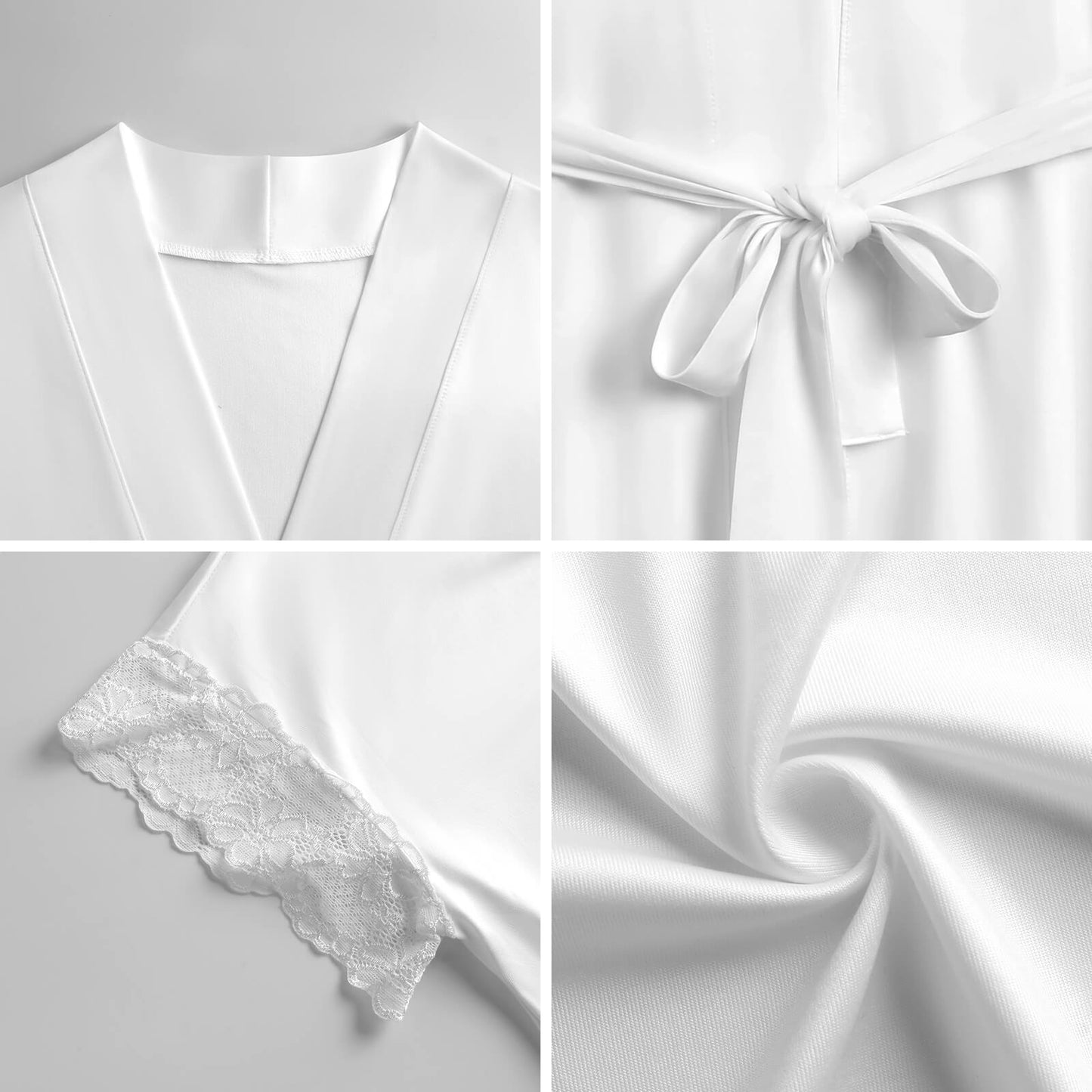 180gsm Lace Trimmed Short Sleeve Nightgown(All-Over Printing)