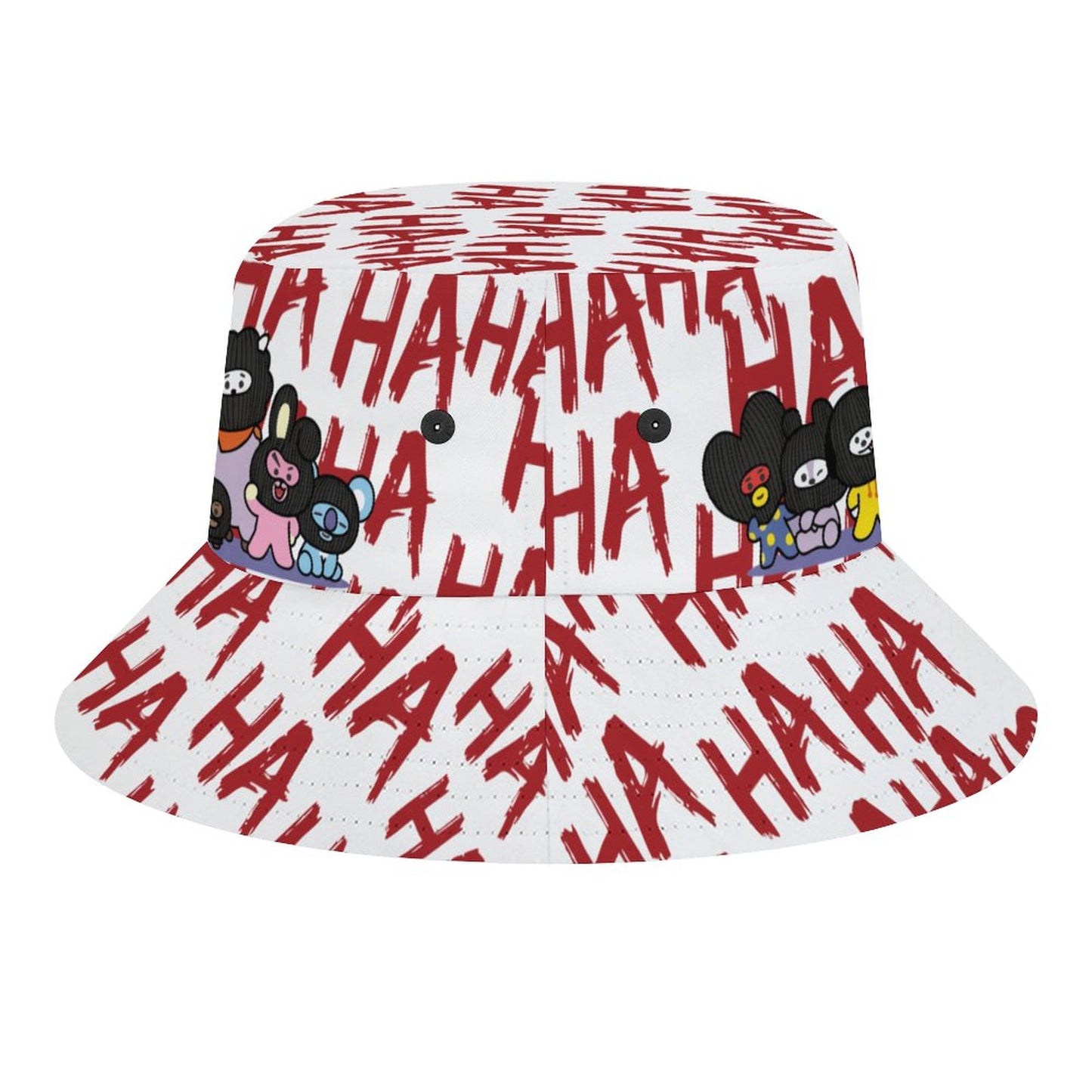 BT21 Hooligan Inspired Adult Bucket Hat – Premium Packable K-Pop Streetwear Sun Cap