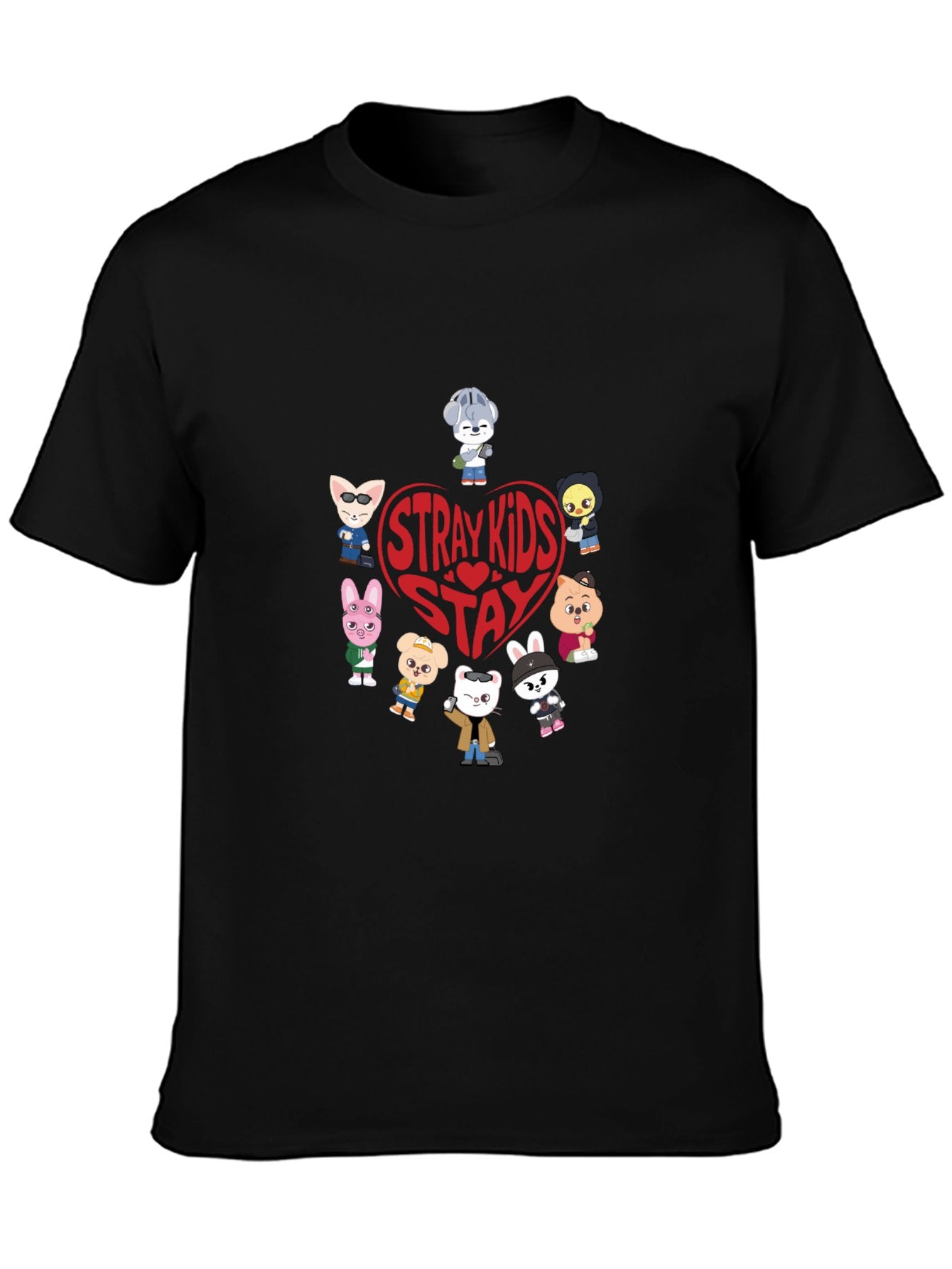 Stray Kids SKZOO Stay T-Shirt | Double-Sided DTF Print 100% Cotton Tee