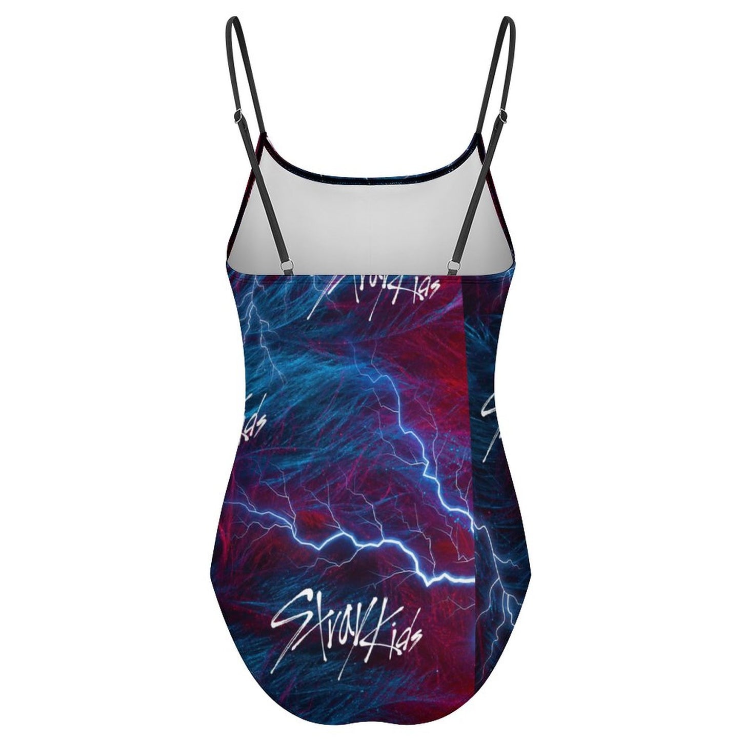 190gsm Mesh Splicing One-Piece Swimsuit(All-Over Printing)