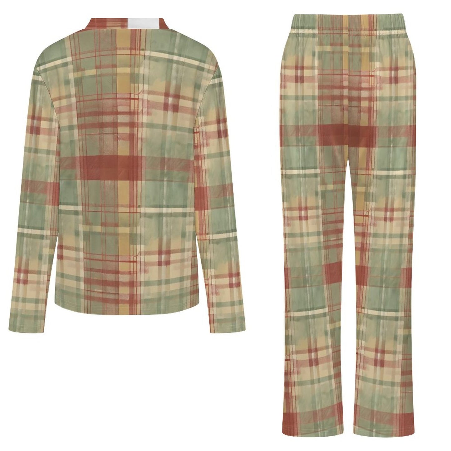 180gsm Women's V-Neck Pajama Set(All-Over Printing)