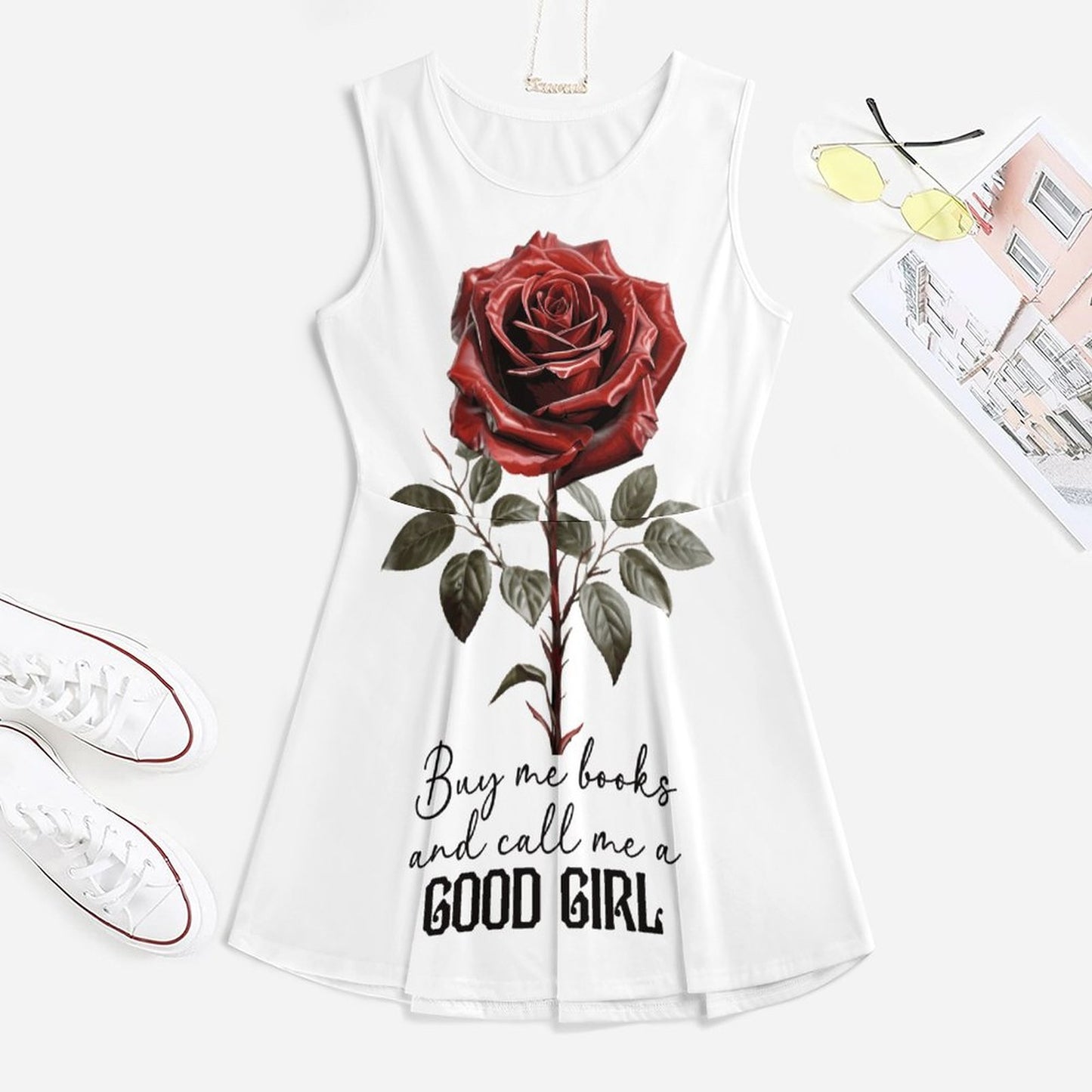 Buy Me All the Books Cheerleader Dress | BookTok Inspired Funny Bookish Gift