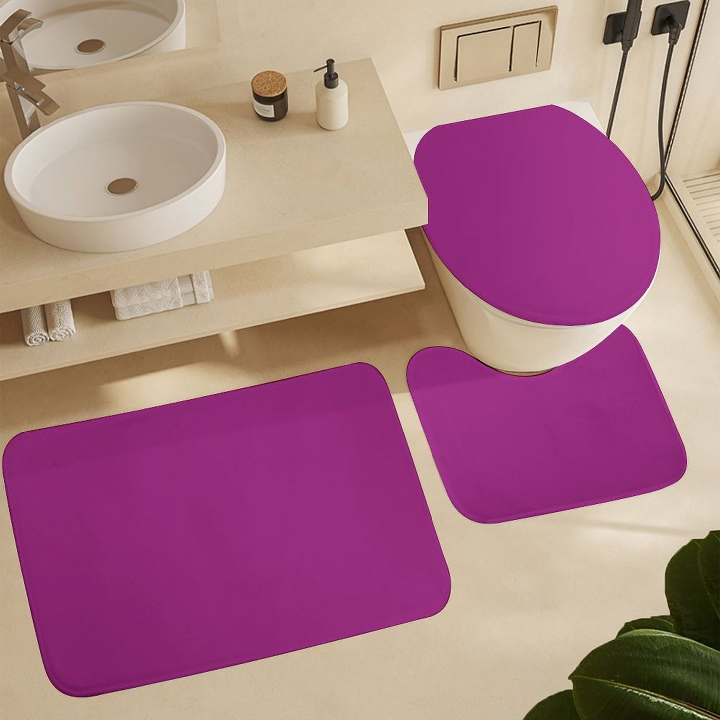 BT21 Mang J-Hope Hoseok Bathroom 4-Piece Set | K-Pop Fan Home Decor Gift