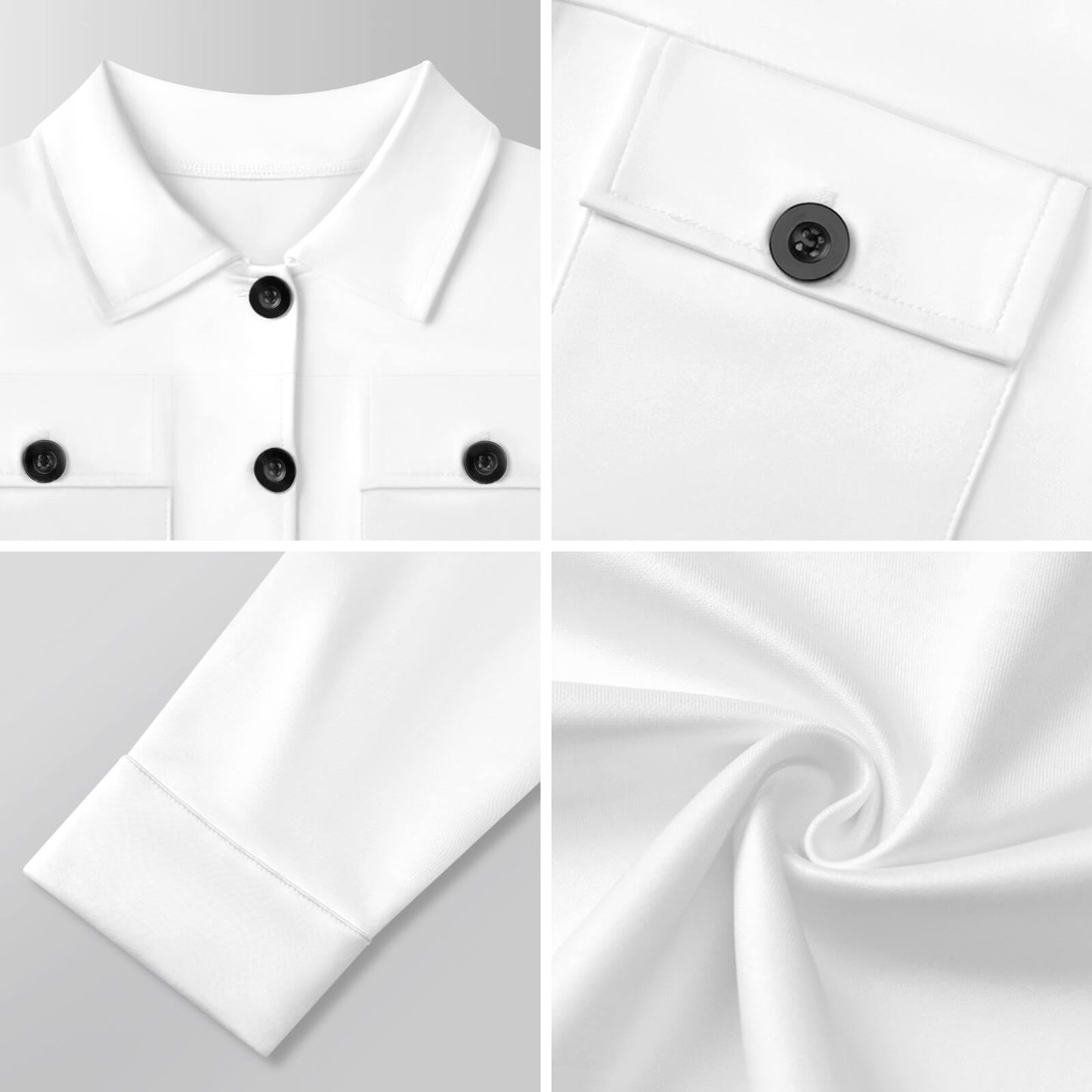 230gsm Short-Sleeved Shirt Jacket(All-Over Printing)