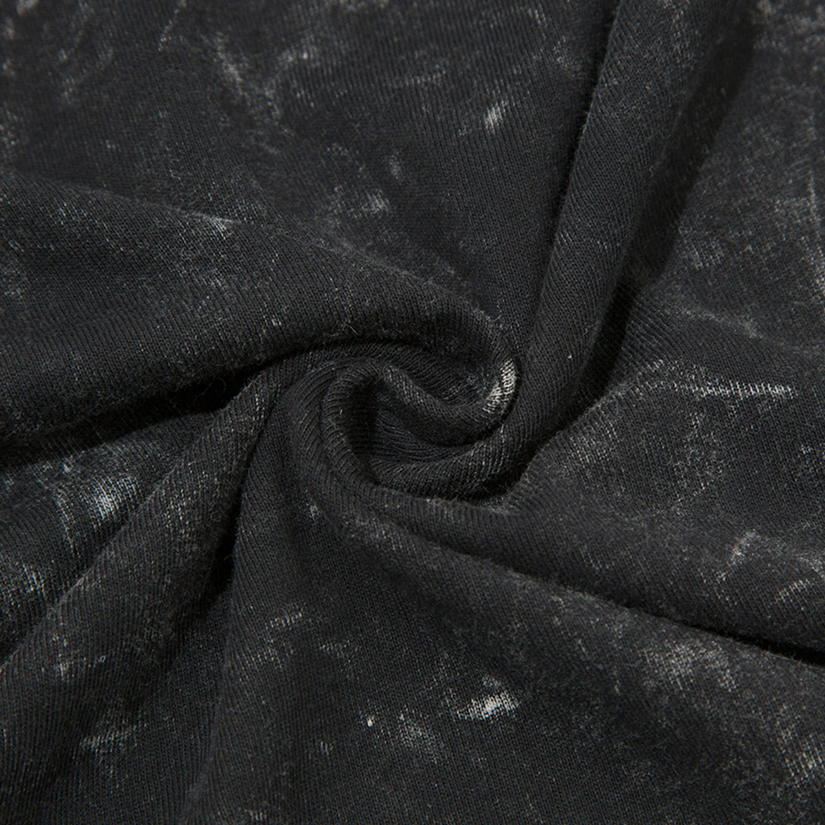 Clothing By Hot Takes Designs black heavyweight cotton fabric with a vintage faded wash and distressed texture