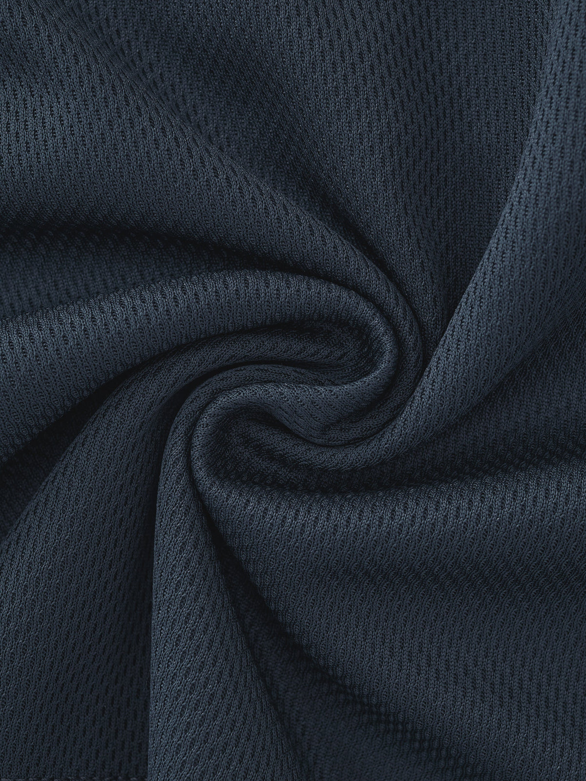 Clothing By Hot Takes Designs dark grey moisture-wicking polyester jersey fabric with a textured mesh weave