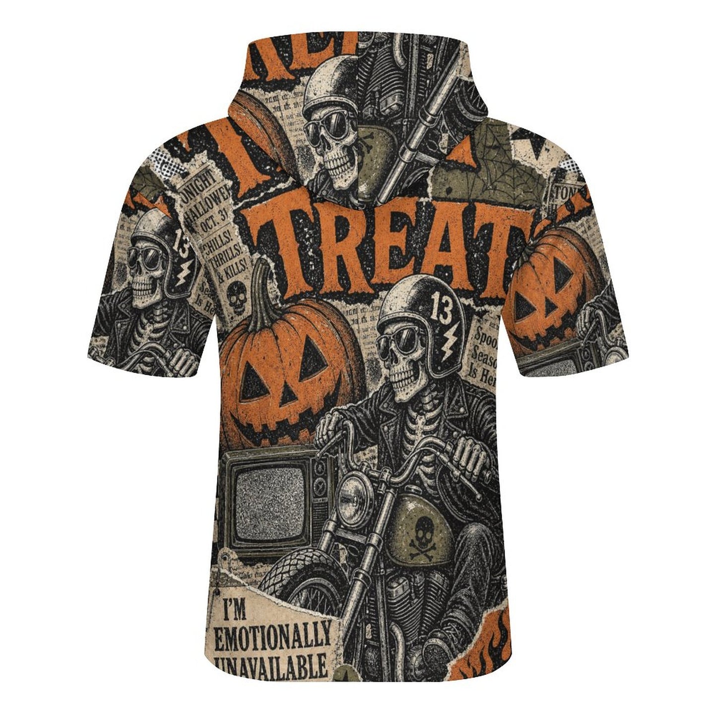 280gsm Men's Mid Sleeved Hoodie(All-Over Printing)