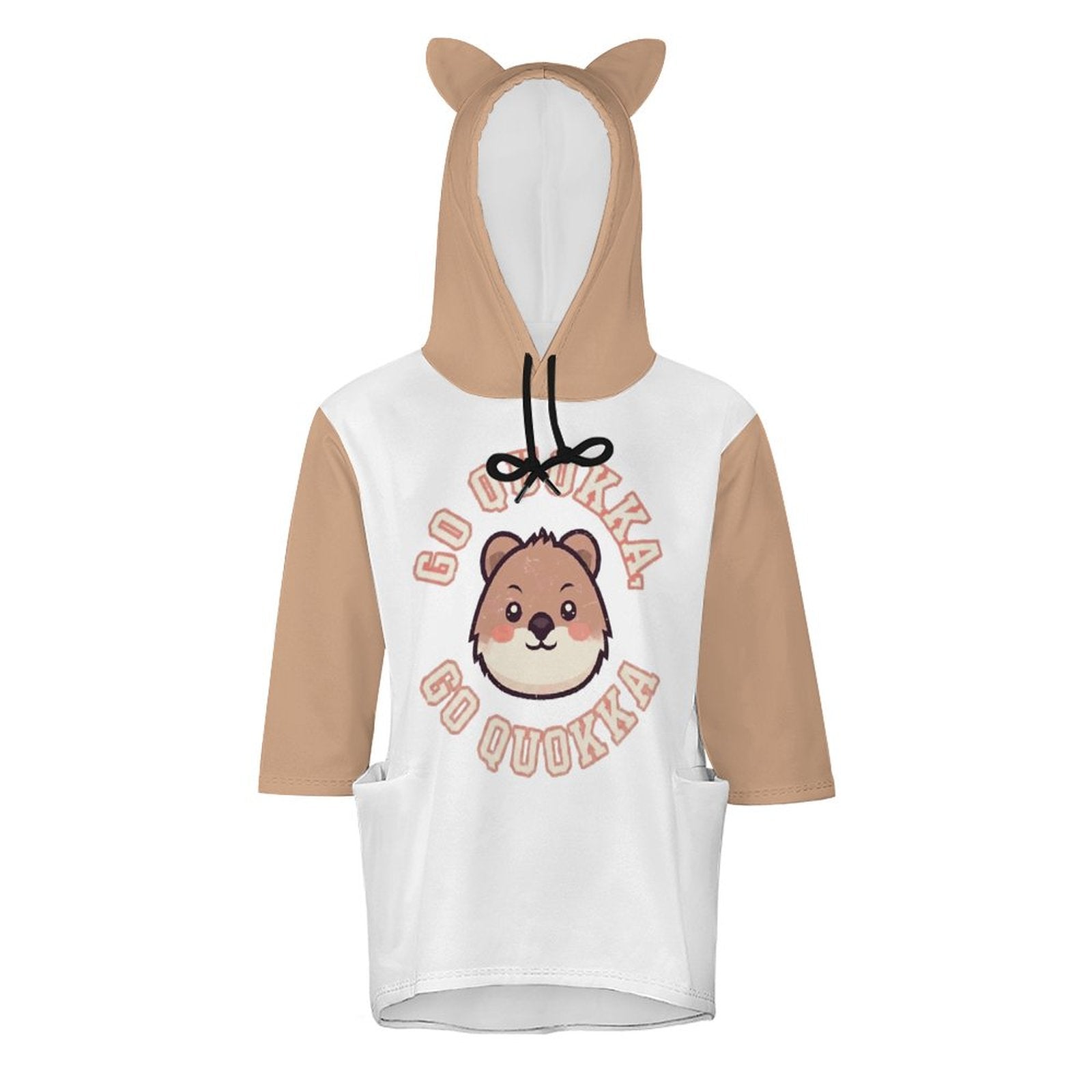 230gsm Hooded Pullover(All-Over Printing) — side view