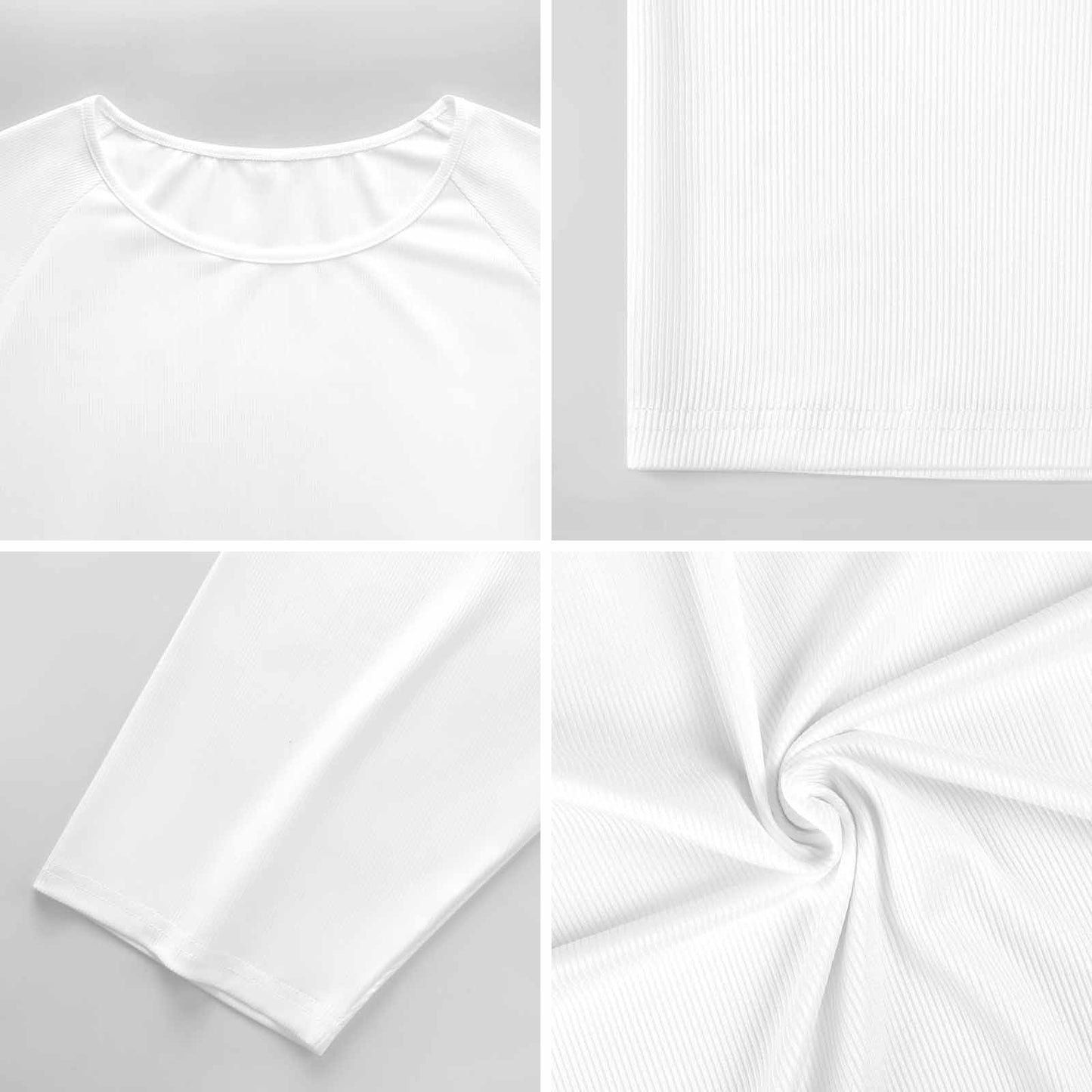 Close-up detail of the premium sublimation printing on the soft-touch polyester fabric,  clean white, breathable material.