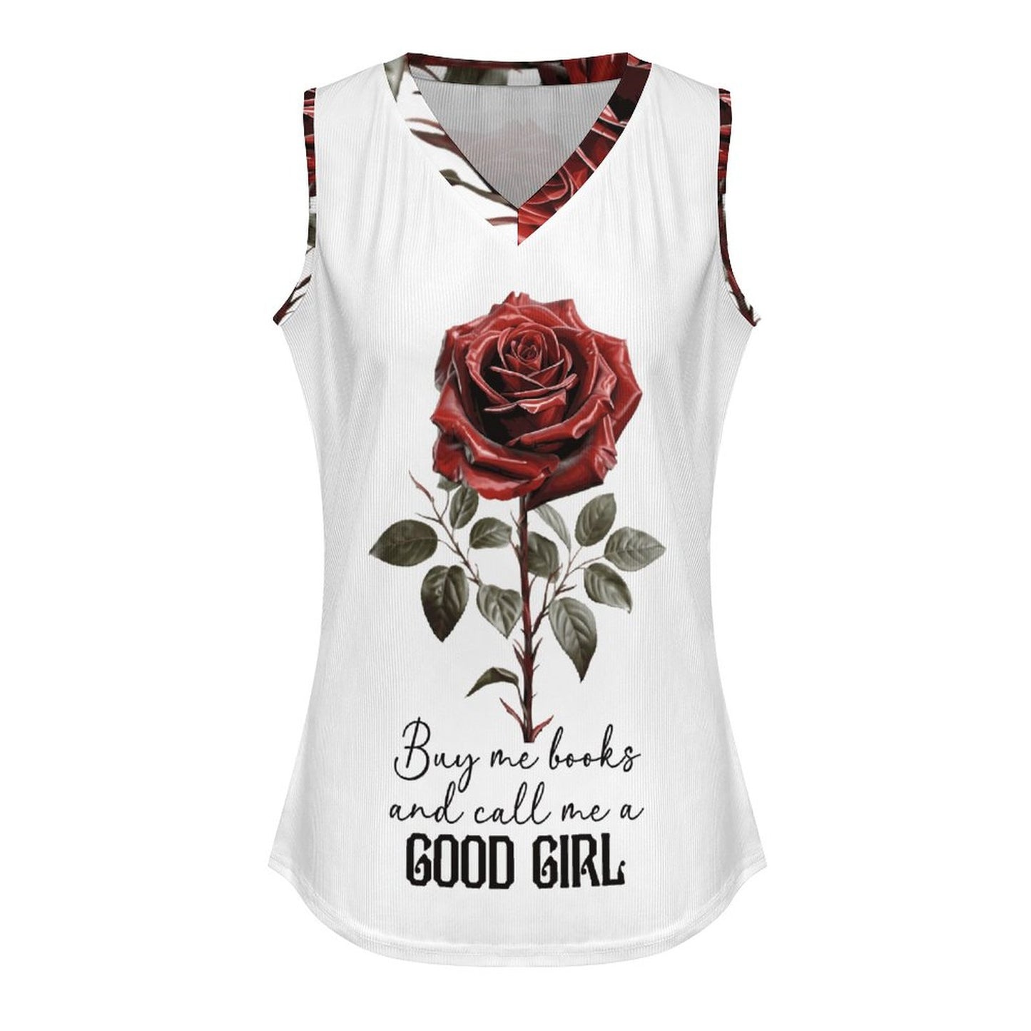 Buy Me All the Books V-Neck Tank Top | BookTok Inspired Bookish Gift