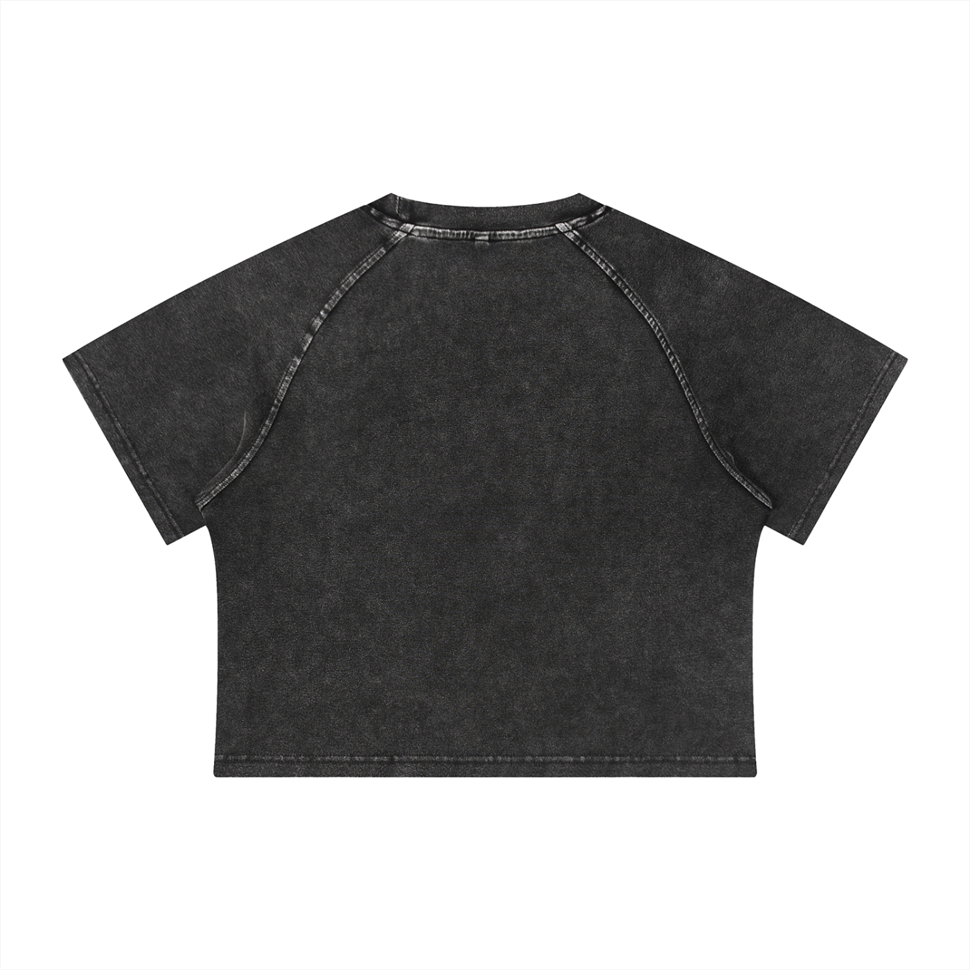 SKZ Felix BbokAri Mineral Wash Raglan Crop Top – Premium Heavyweight K-Pop Streetwear Baby Tee