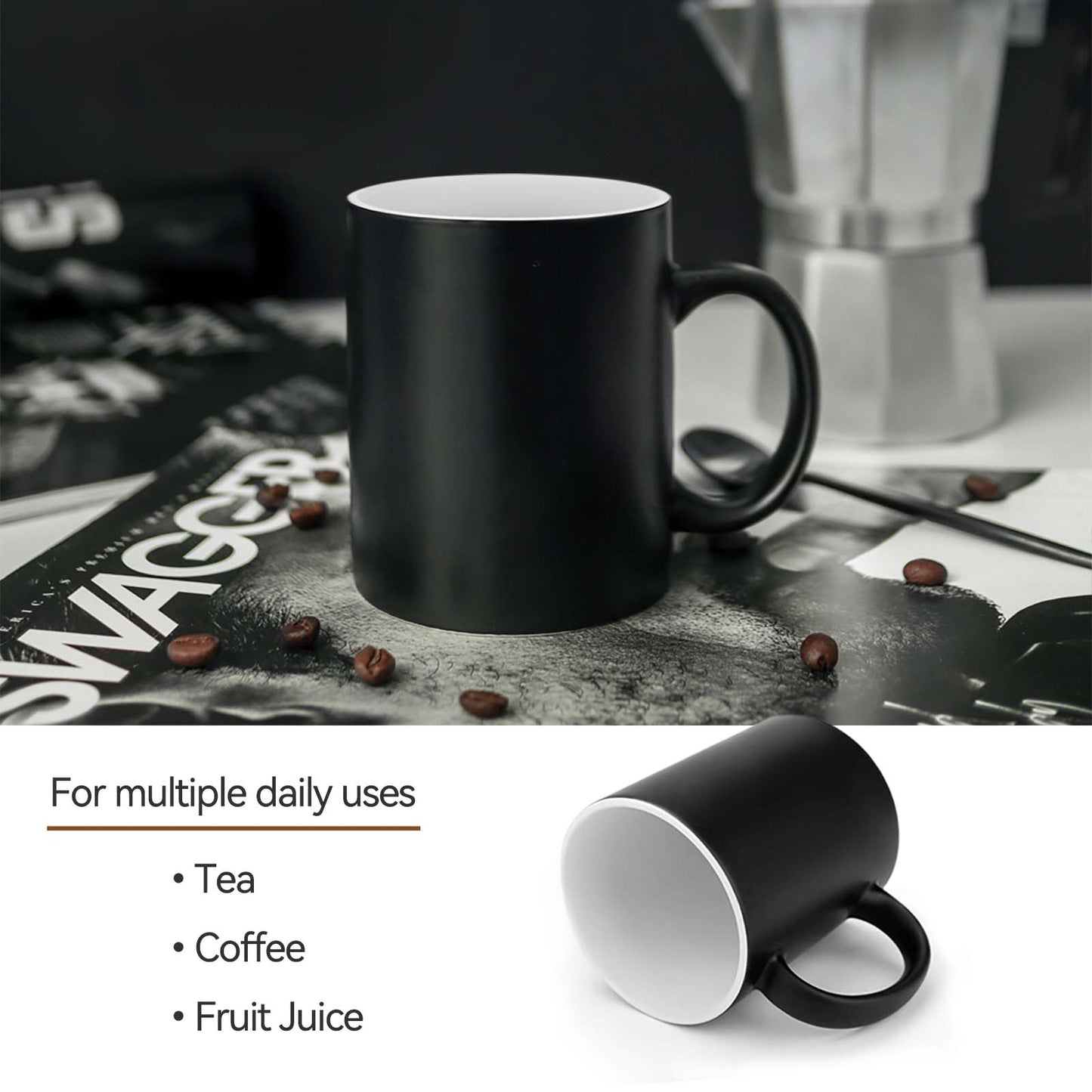 I Could Be Meaner Color Changing Mug - Funny Gift Magic Coffee Cup
