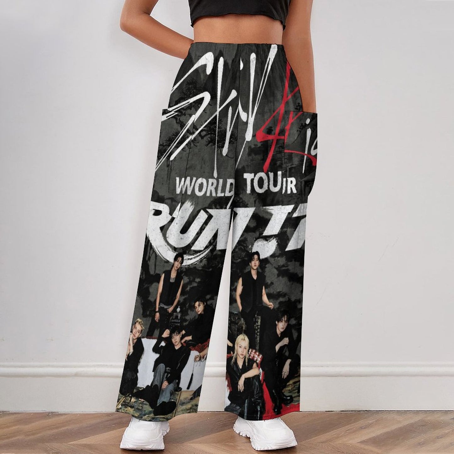 Women's Loose Fit Casual Pants(All-Over Printing)