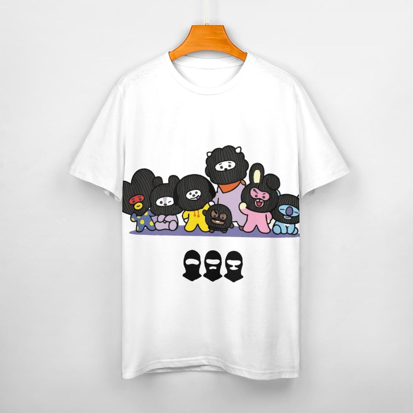 BT21 Hooligan Inspired Women's Cotton T-Shirt – Premium K-Pop Summer Tee