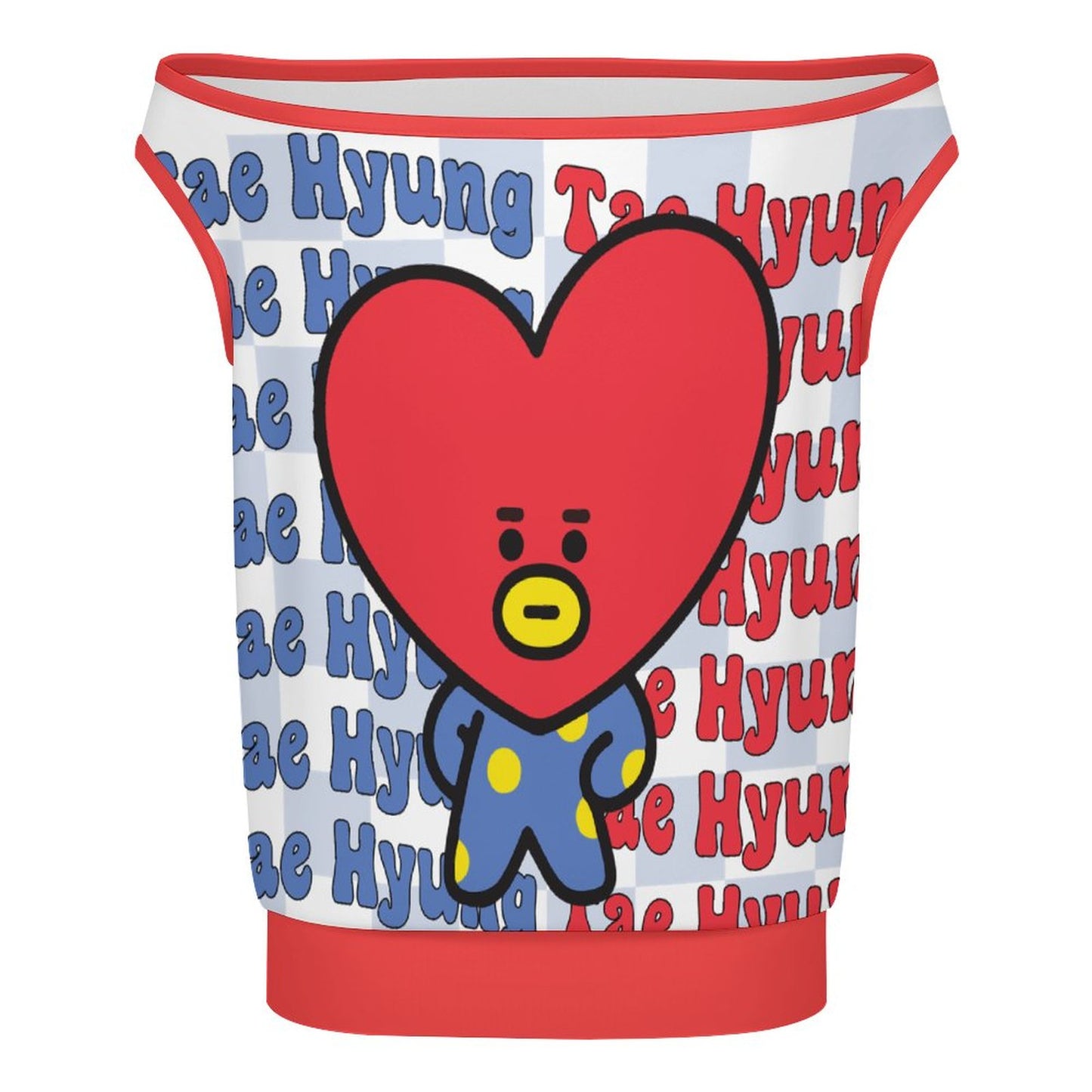 BT21 Tata V Taehyung Off-Shoulder T-Shirt | K-Pop Fan Merch All-Over Print