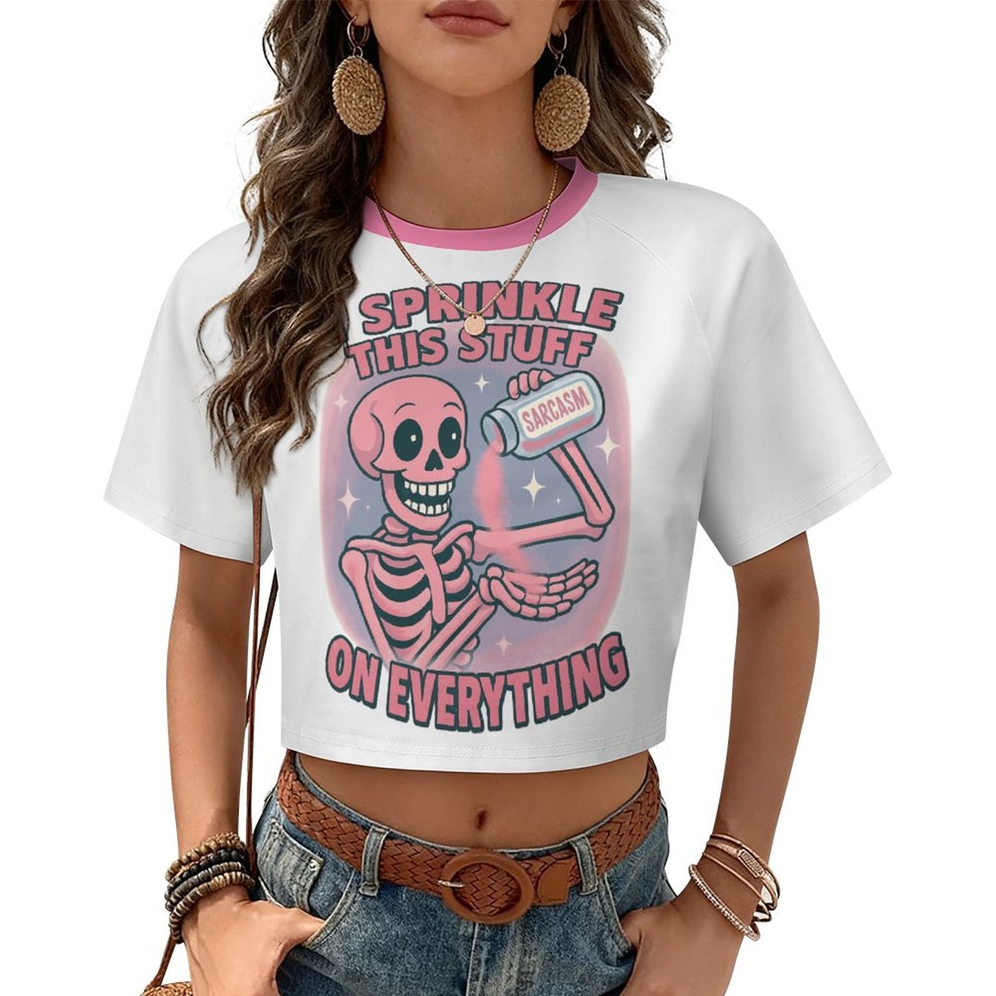 180gsm Cropped T-Shirt(All-Over Printing)