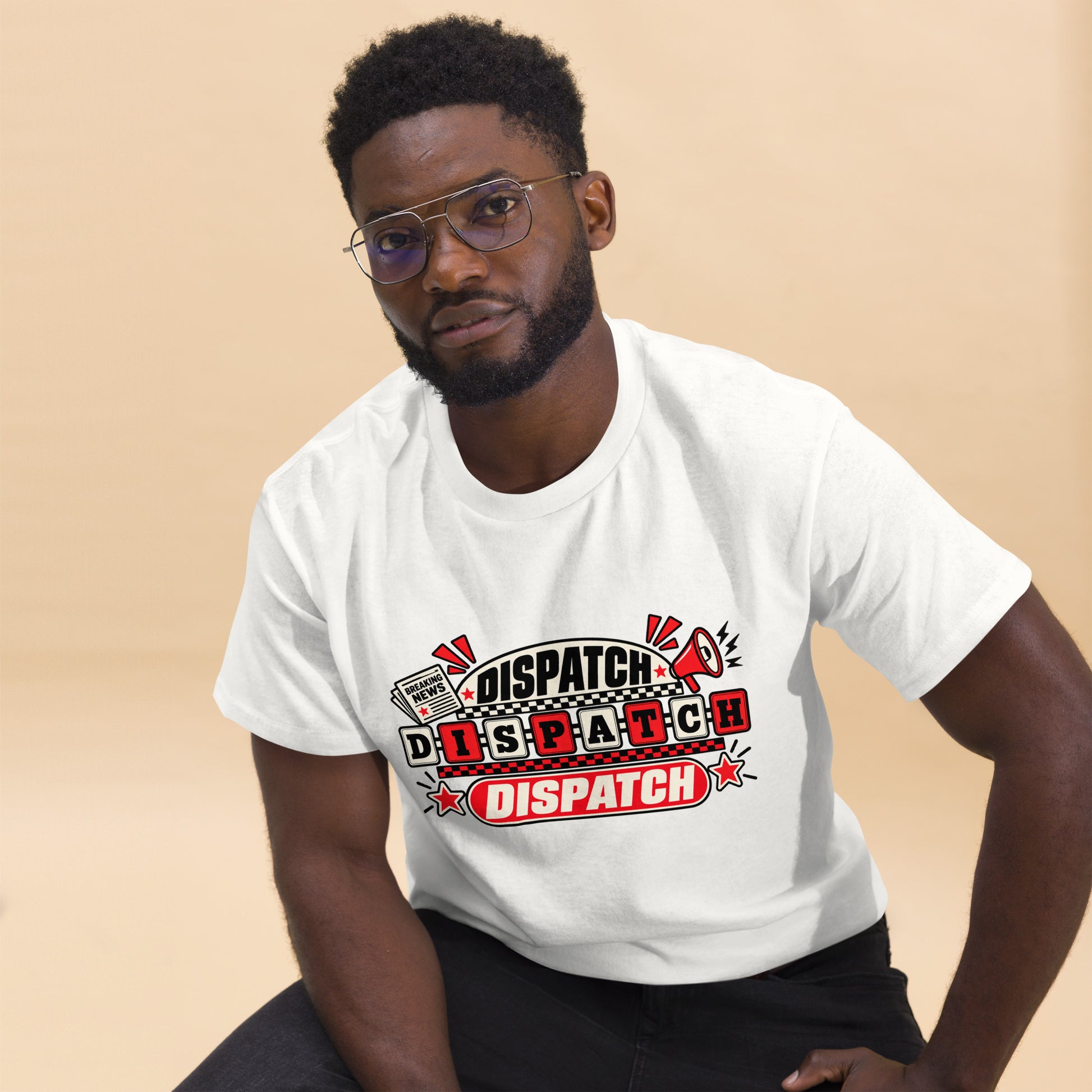 Unisex classic tee — worn view